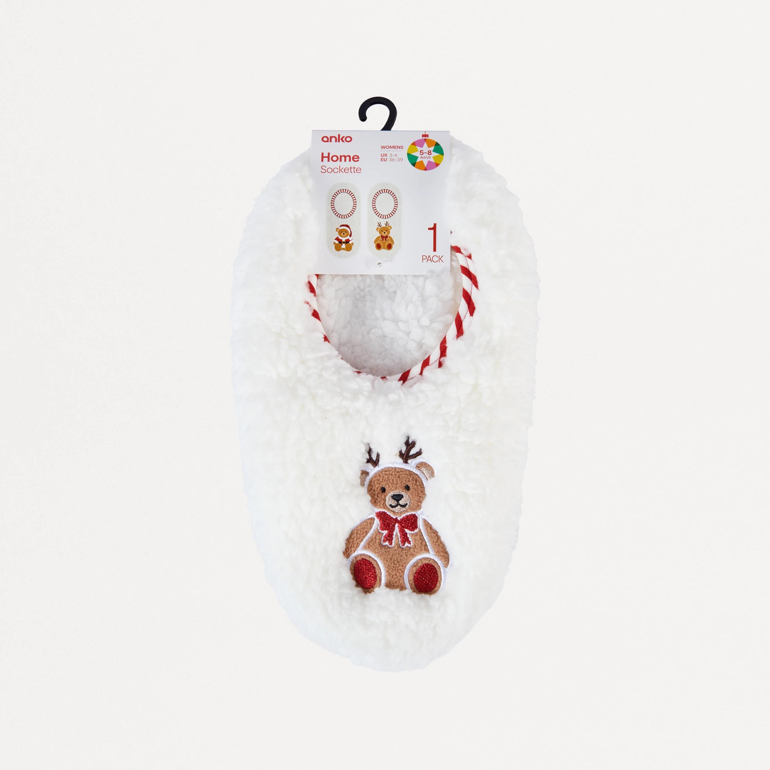 4 Christmas Sockette Xmas Bear, 4 of 5