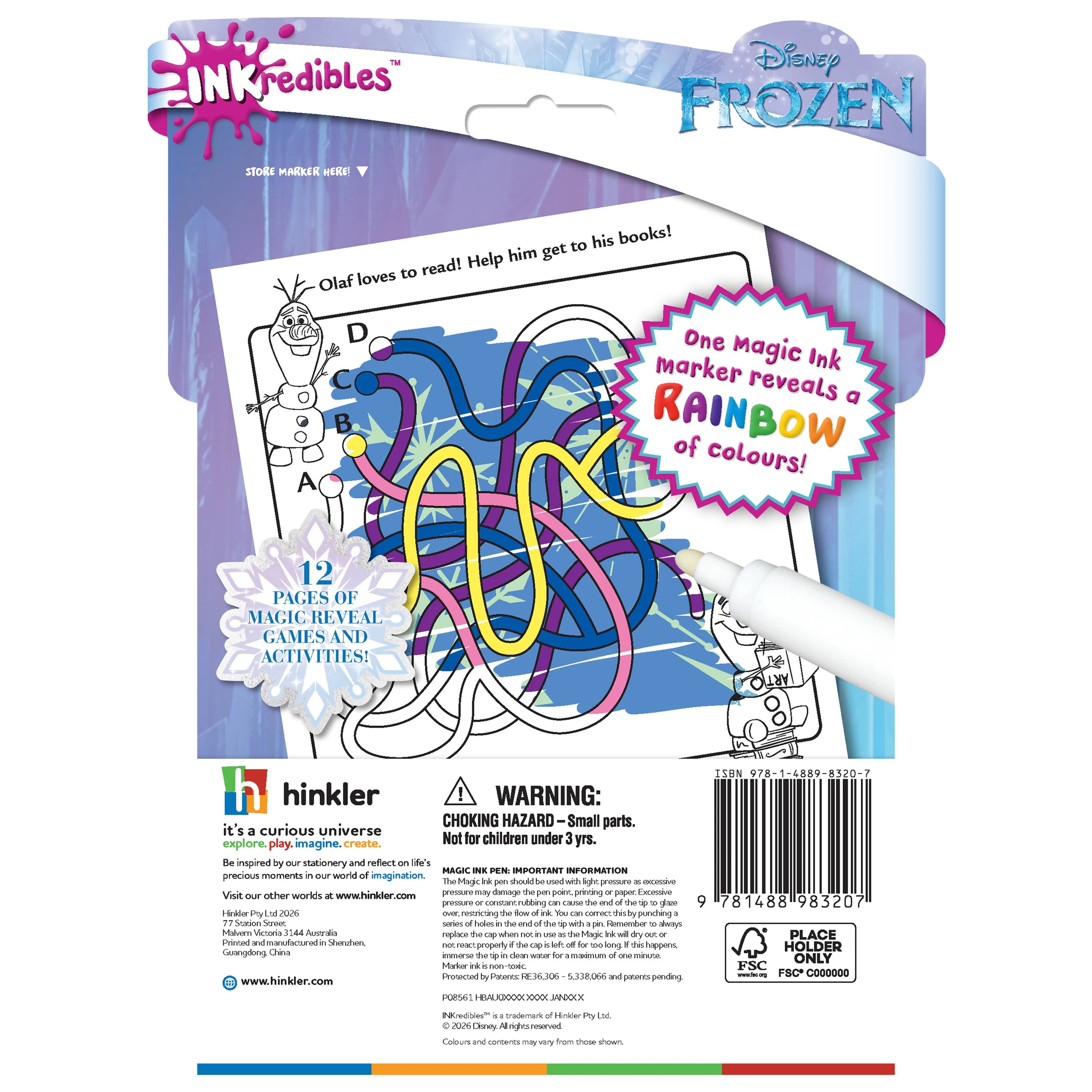 2 INKredibles Disney Frozen Magic Ink Pictures! - Book, 2 of 5