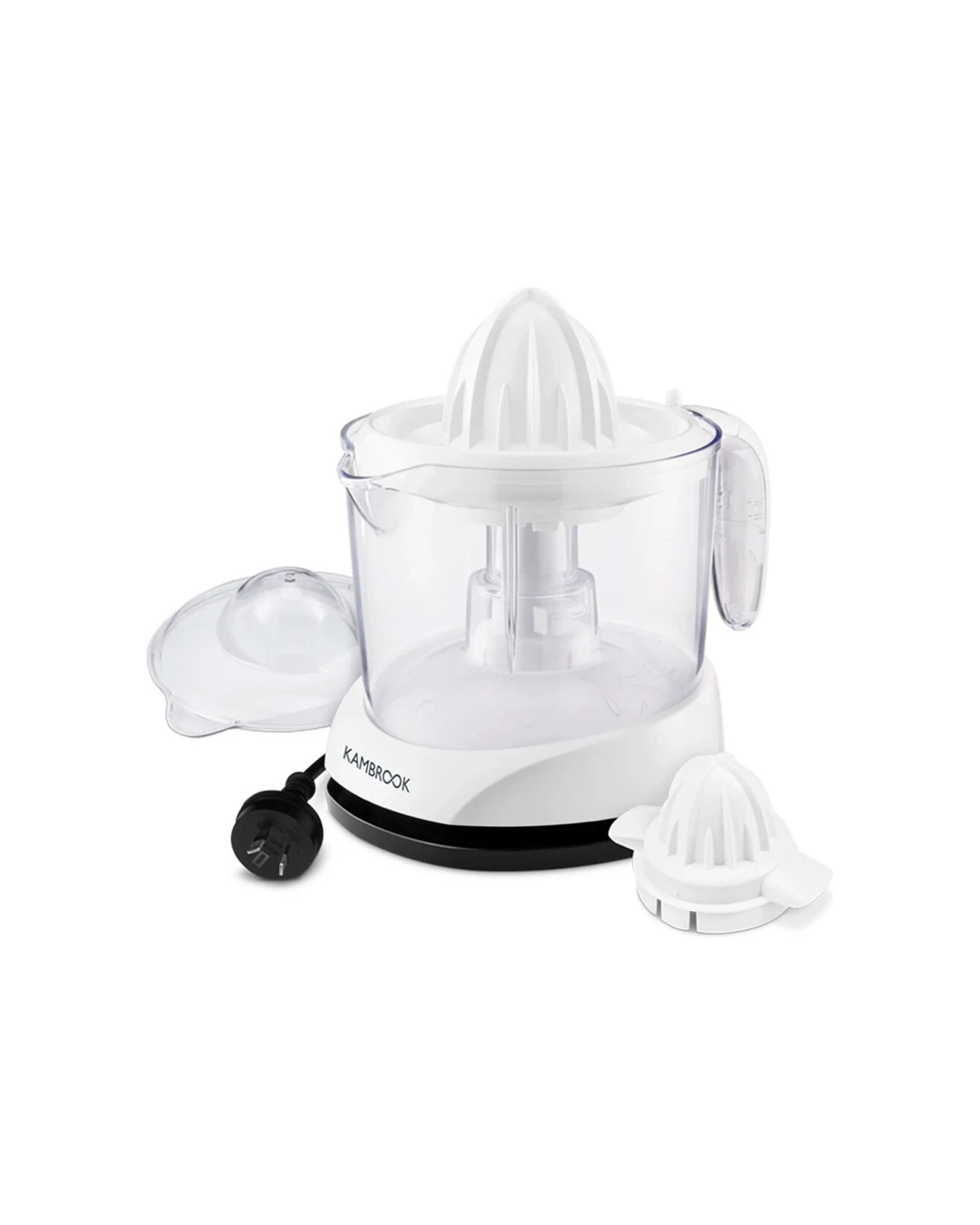 2 Kambrook 1l Pulp Select Electric Citrus Fruits Lemon/lime/orange Press/juicer
 - White, 2 of 5