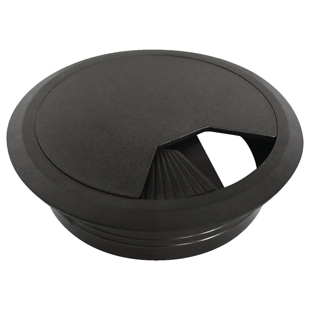3 Keji Furniture Hole Cover 80mm Black, 3 of 3