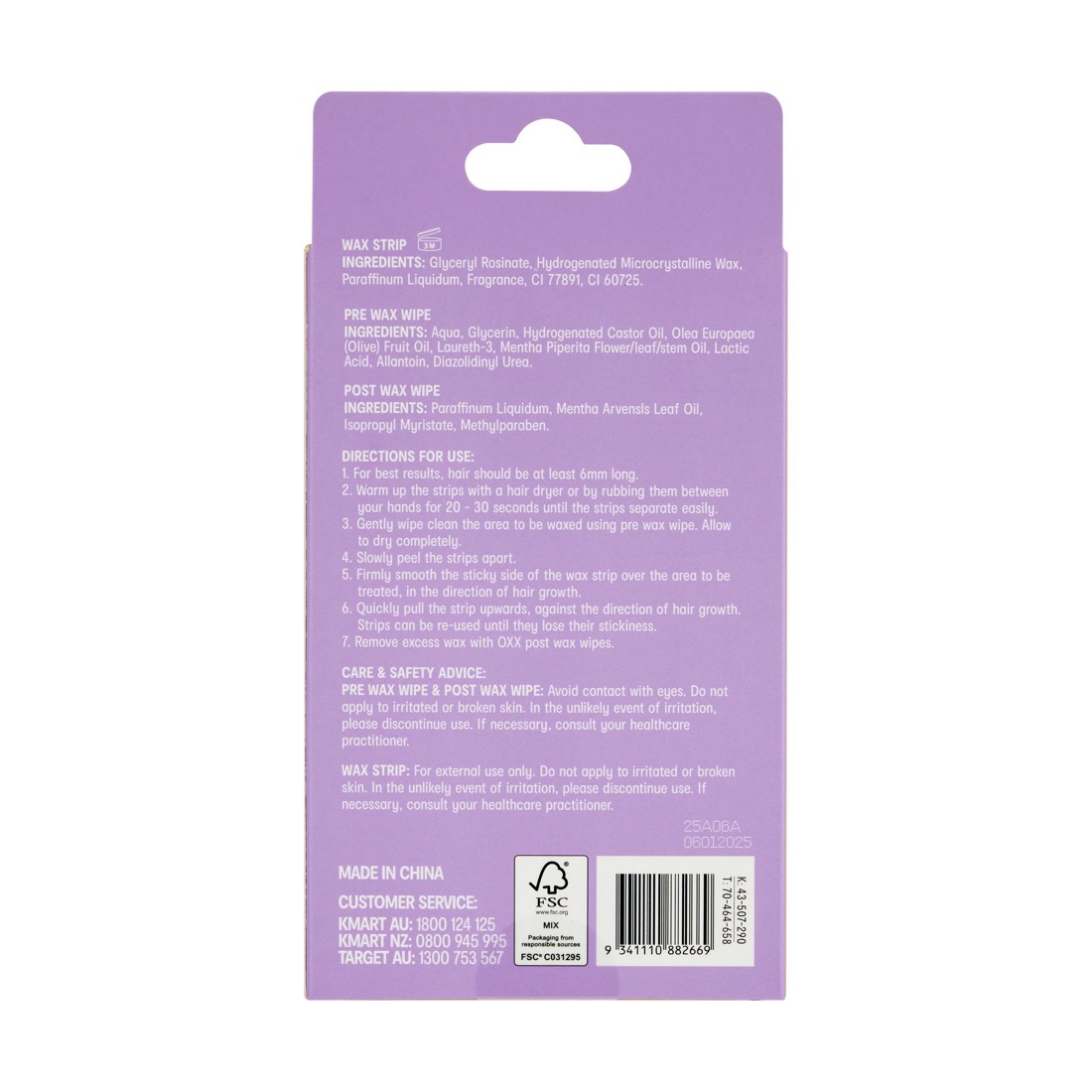 6 OXX Bodycare Sweet Cheeks Bikini Wax Strip Kit, 6 of 6