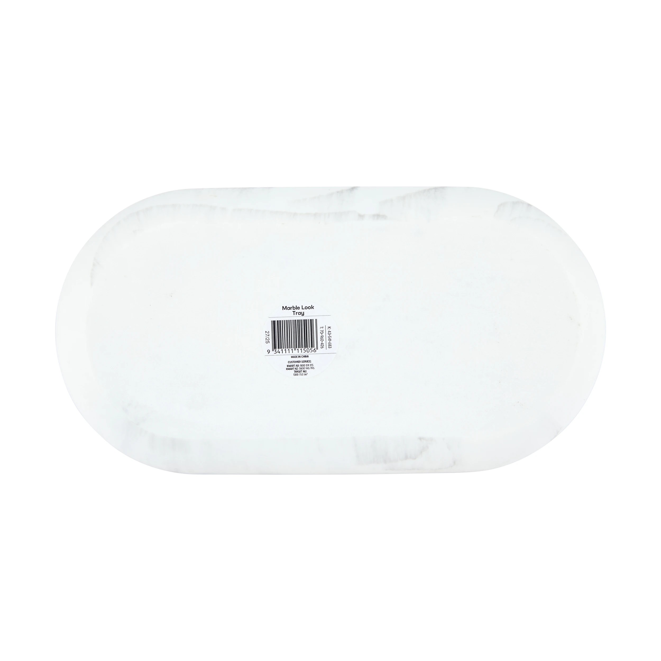 4 Marble Look Tray - Anko - White, 4 of 4