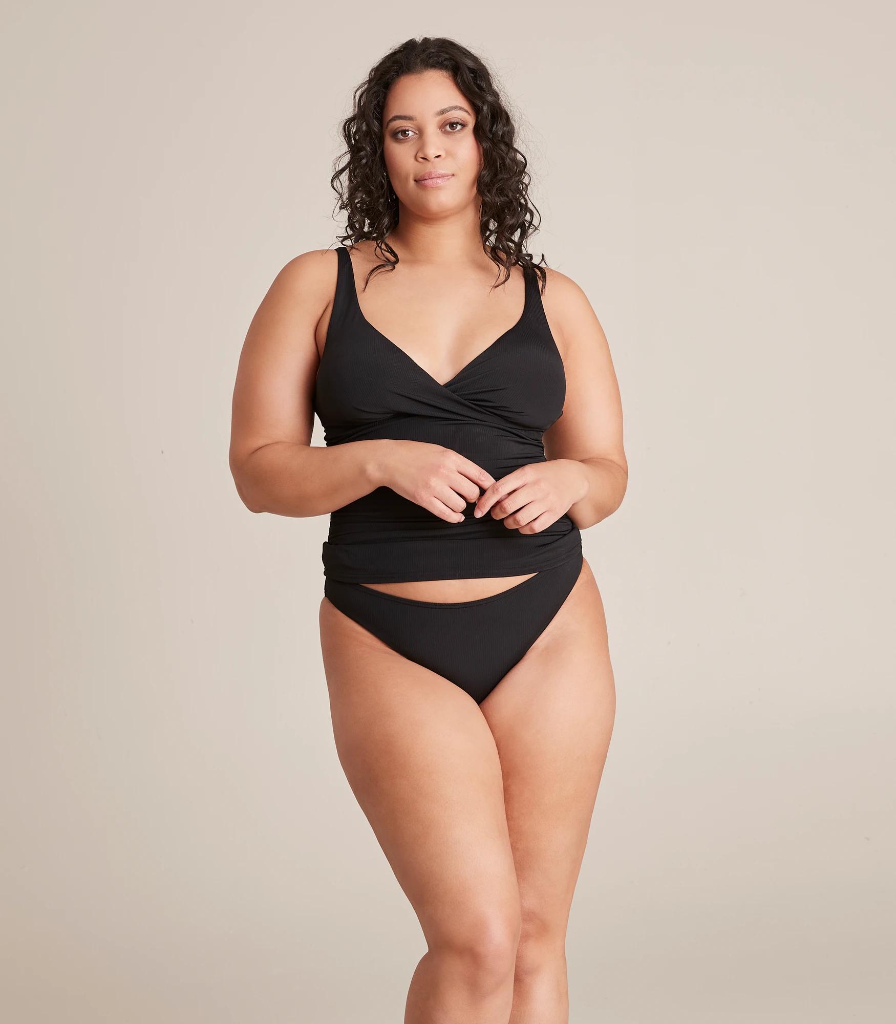 2 Target Mini Rib Swim Bikini Briefs BLACK, 2 of 7