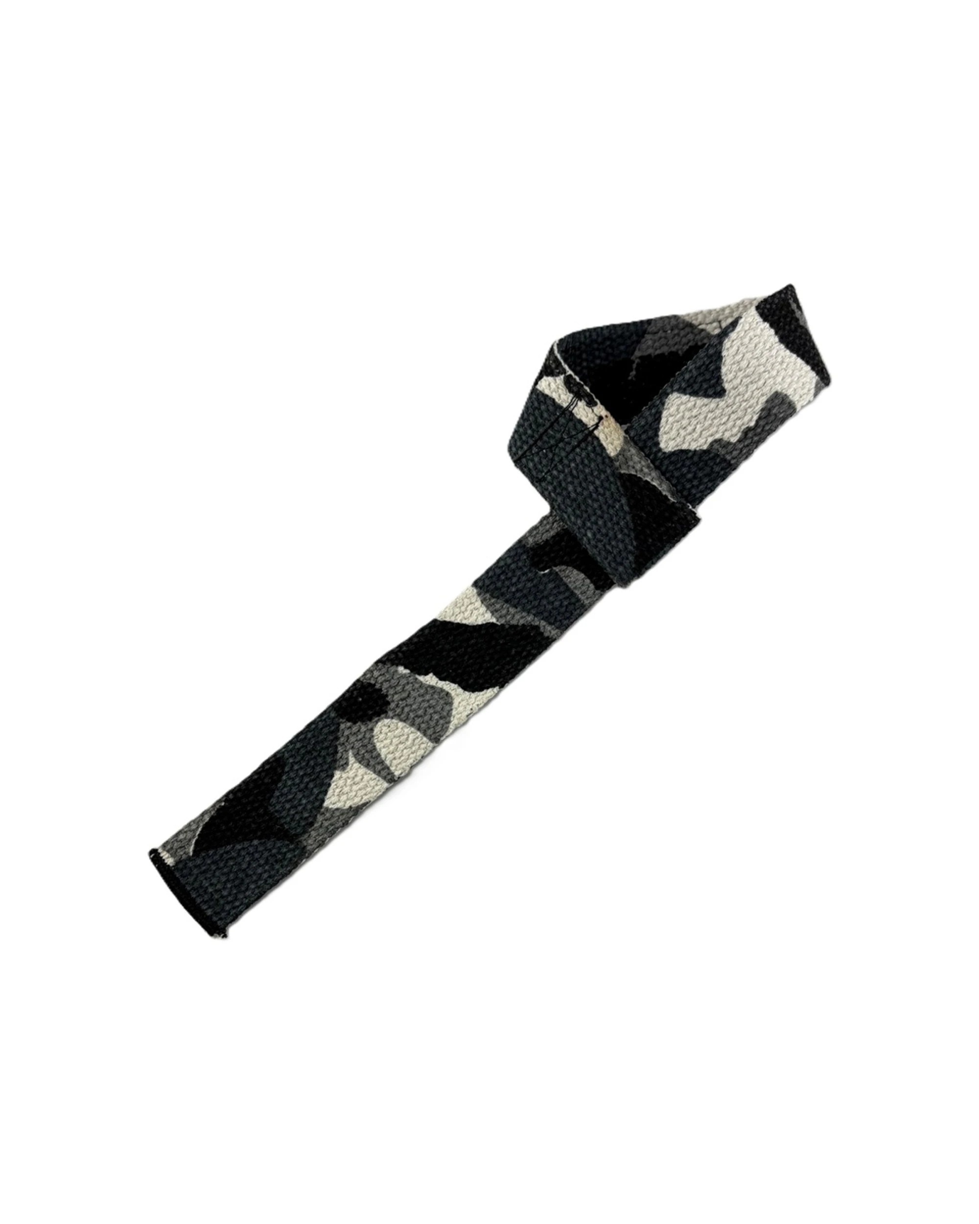 3 Lift-Tech Fitness 2pc Cotton Heavy Lifting Support Durable Grip Straps 21 Inch Camo - Multi, 3 of 3