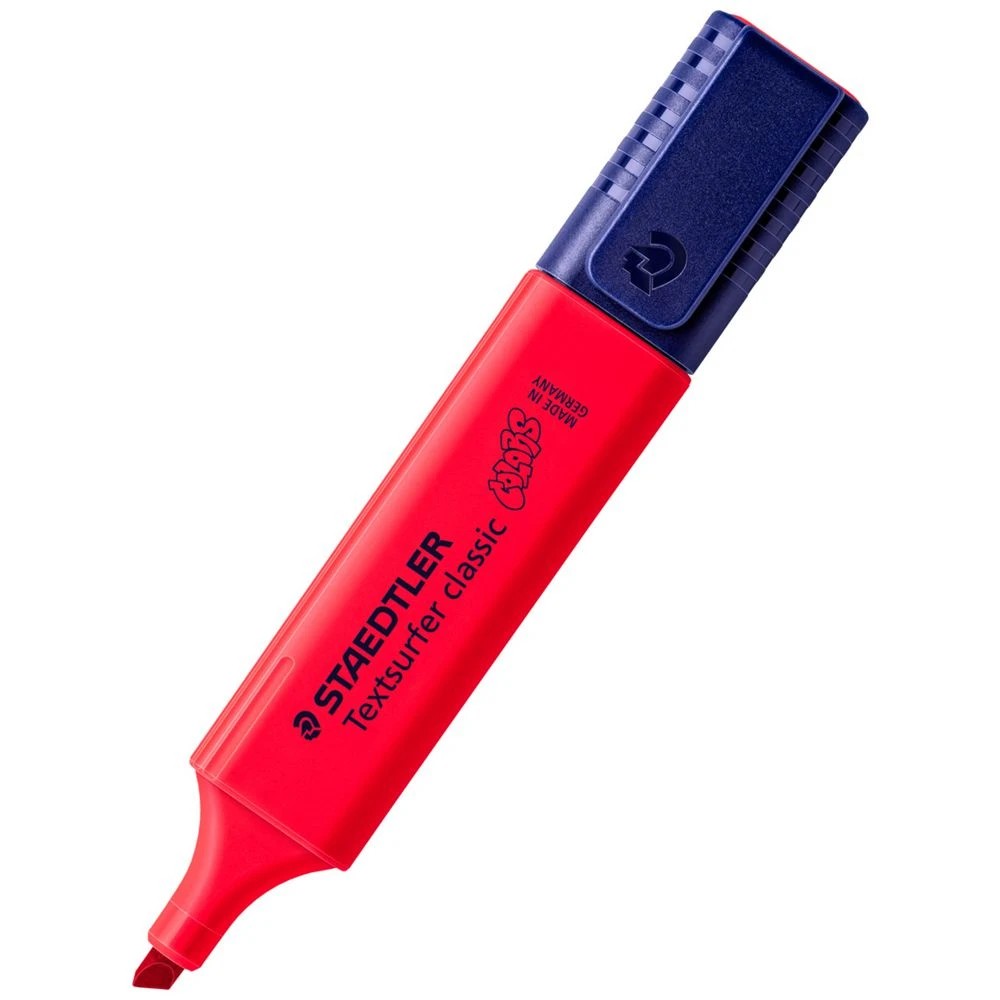 3 Staedtler Textsurfer Highlighter True Red, 3 of 8