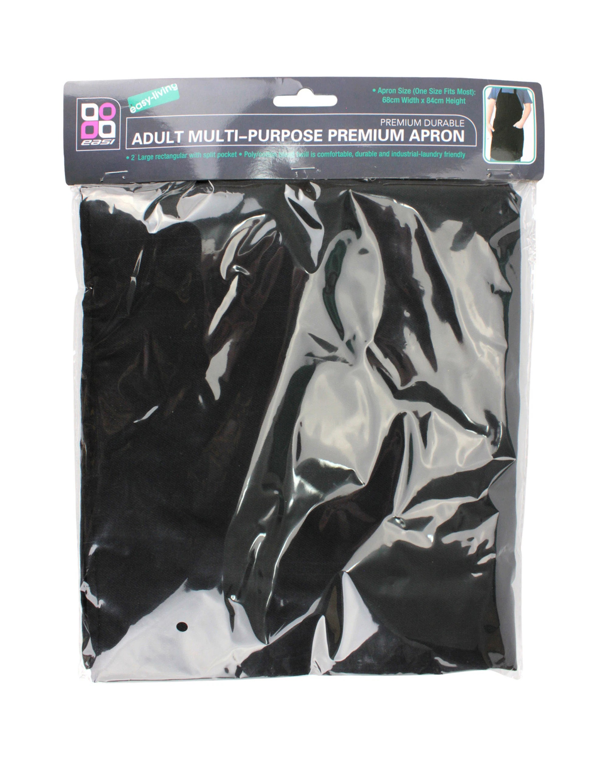 2 Durmaz Adult Multi Purpose Apron - One Size - Black, 2 of 3