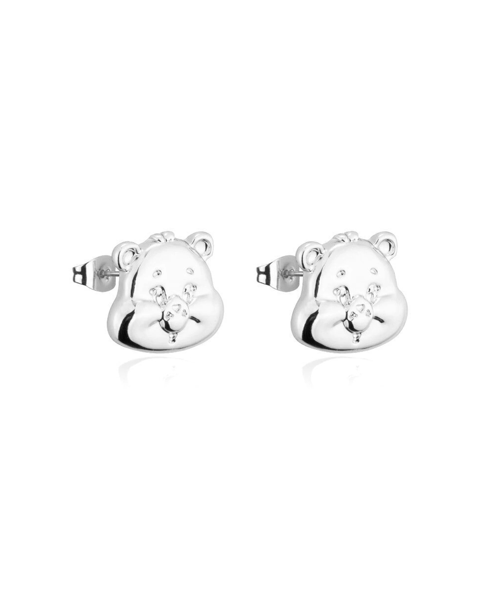 1 Care Bears Stud Earrings Gold Plated Brass - Silver, 1 of 3