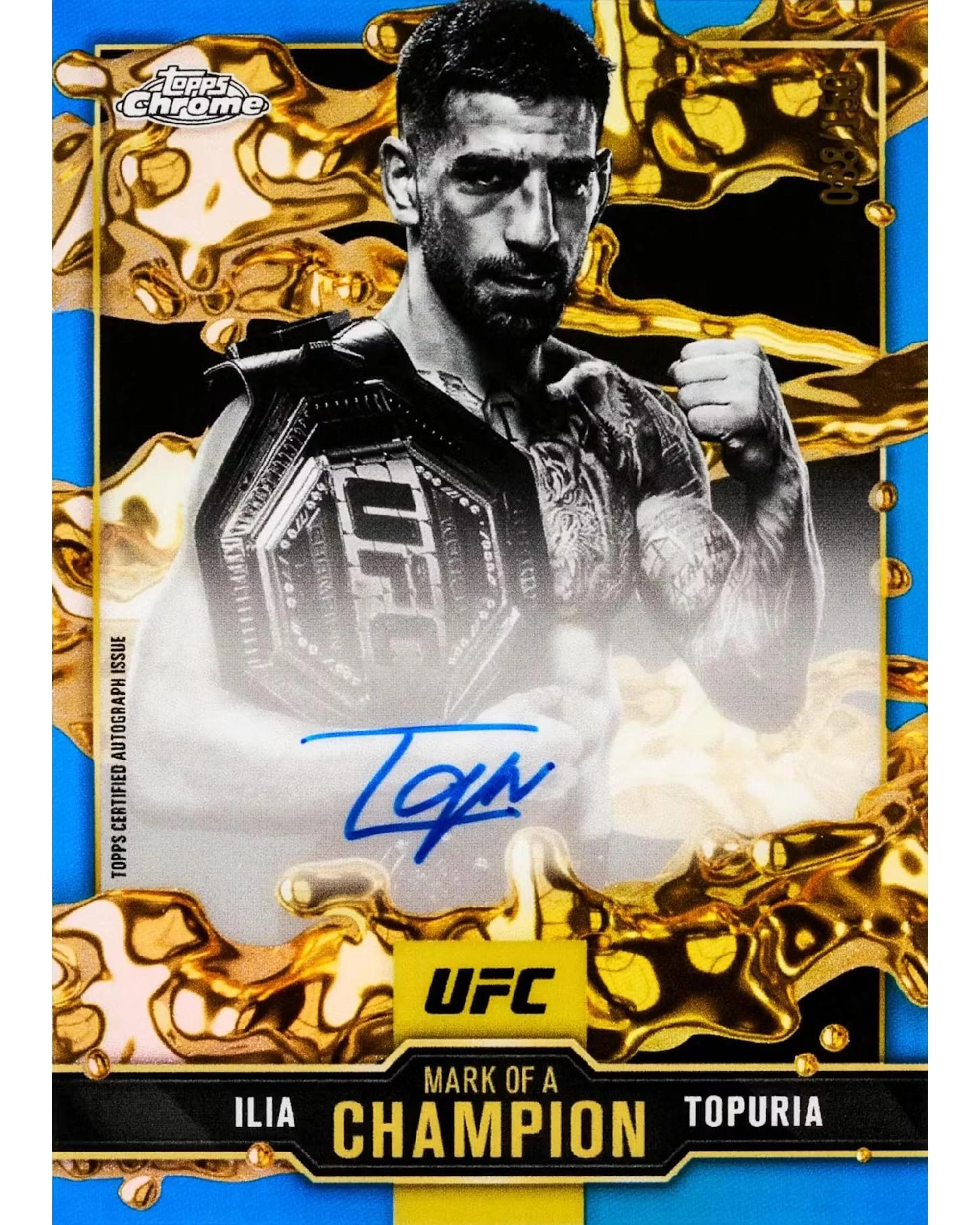 9 Topps 2025 Chrome UFC Mega Box, 9 of 10