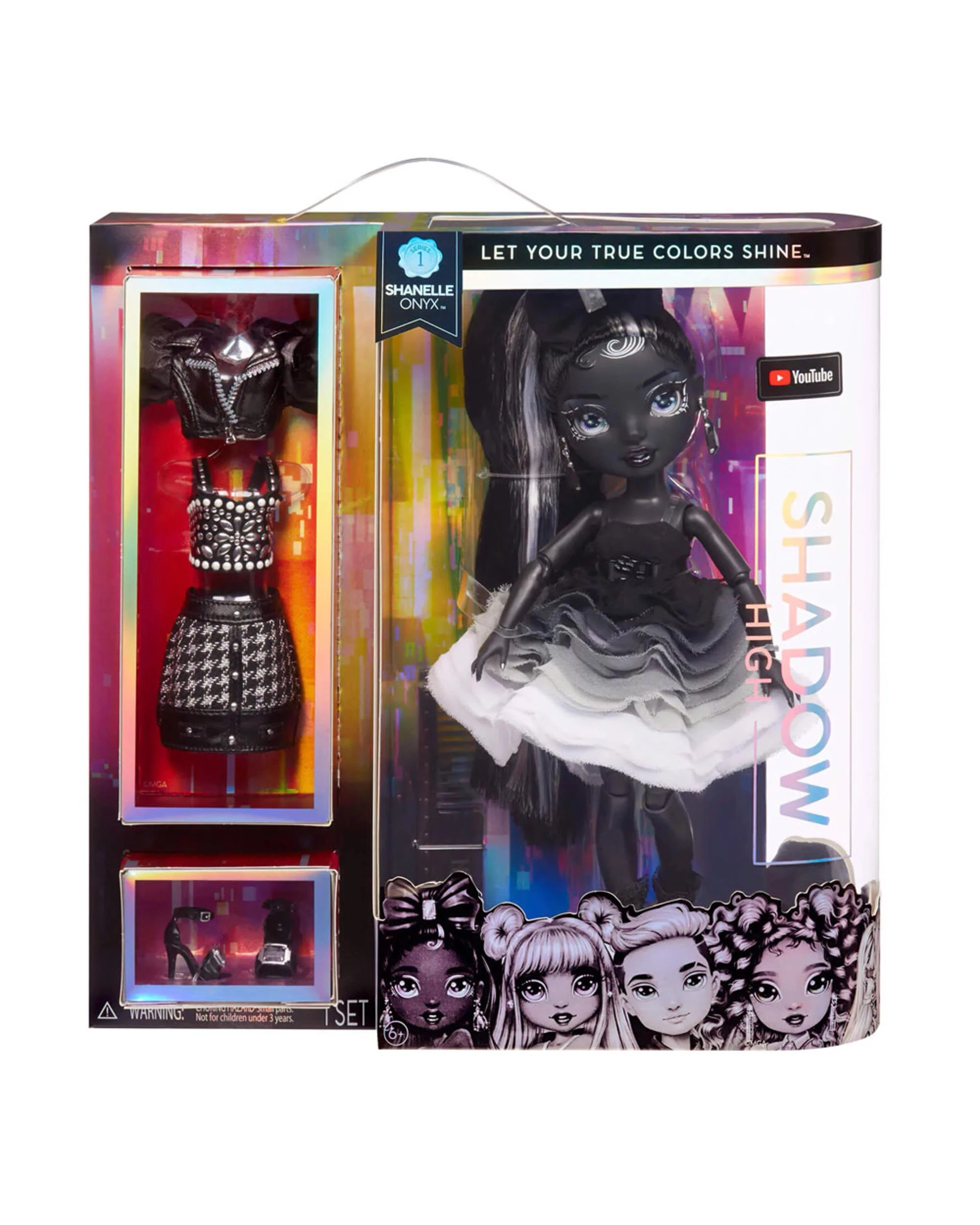 1 Rainbow High Shadow High Shanelle Onyx Fashion Doll, 1 of 2