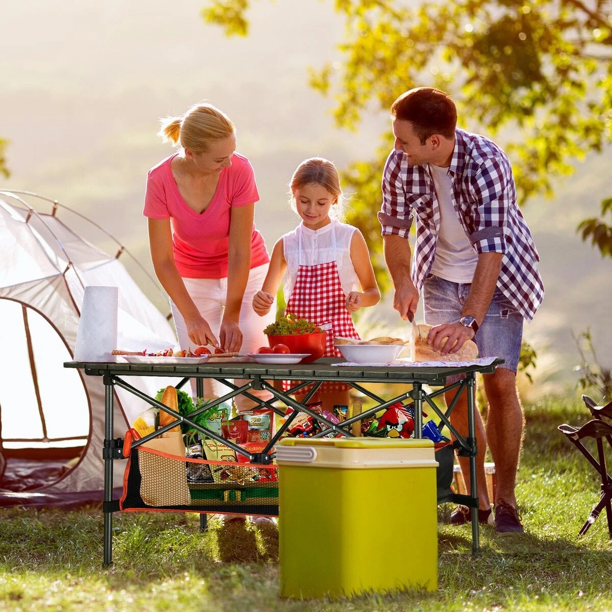 6 OGL Portable Folding Camping Table Picnic Outdoor Foldable Desk Aluminium, 6 of 8