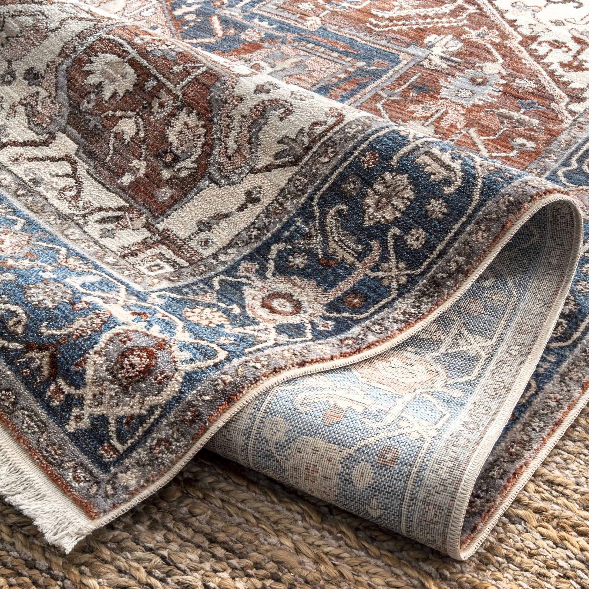 7 Common Ground Rugs Anatolia 290x200cm - Large Power Loomed Floor Rug - Brown, 7 of 8