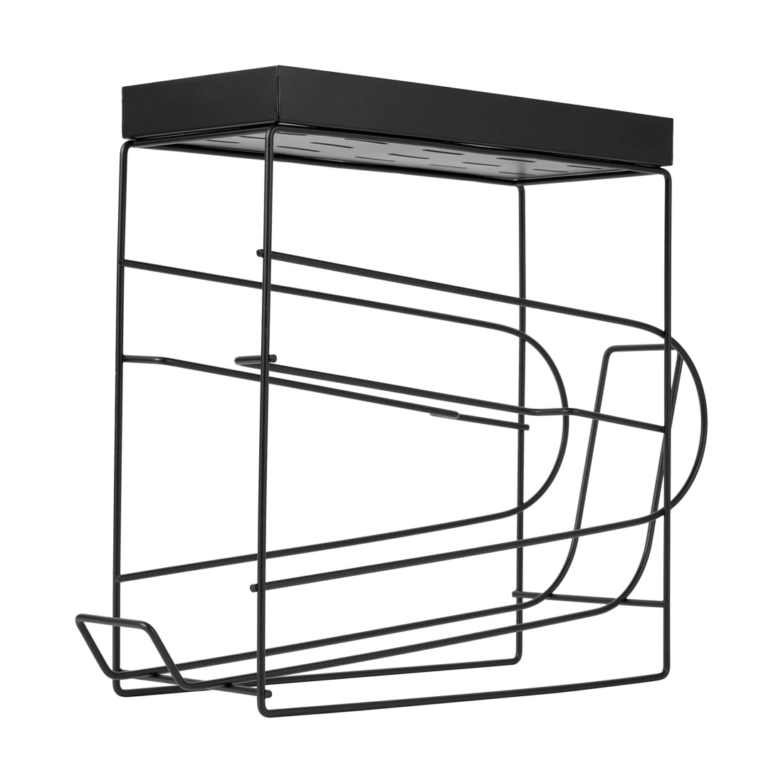 1 Toilet Roll Dispenser - Black, 1 of 7