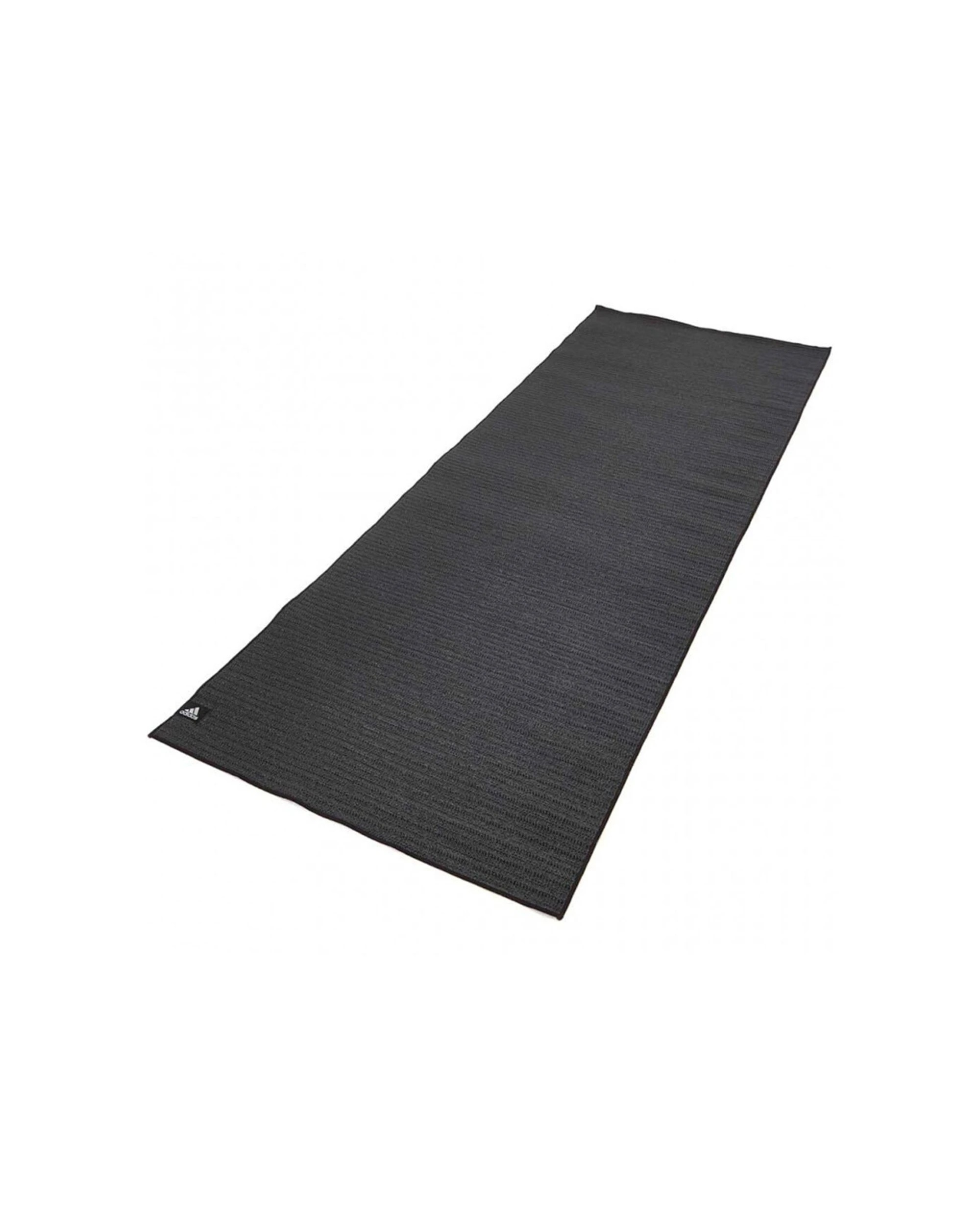 4 Adidas Hot Yoga Mat Towelling Surface Non-Slip Base 2 mm Sweat Absorbent - Black, 4 of 6
