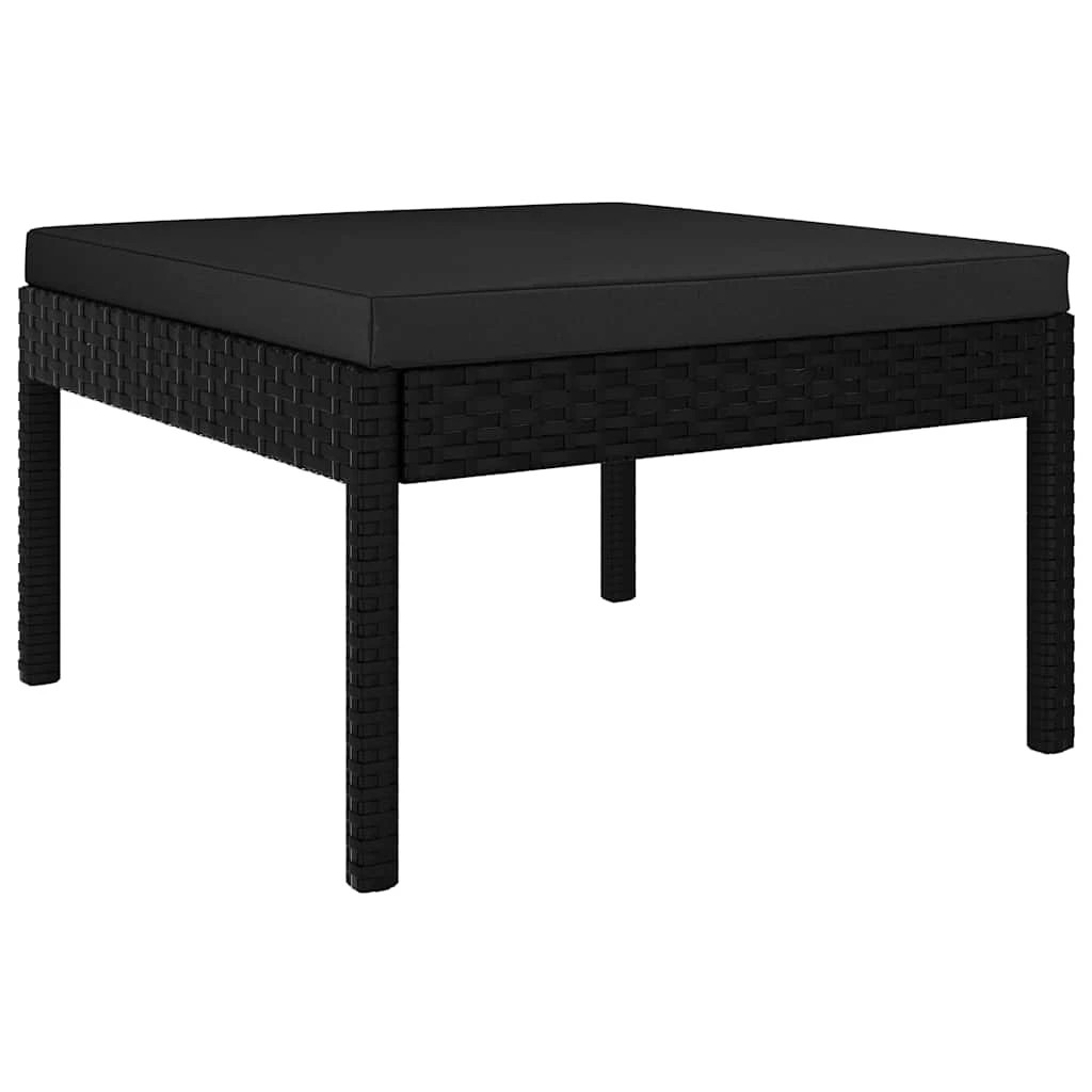 8 vidaXL Garden sofa Removable Covers - Black, 8 of 9