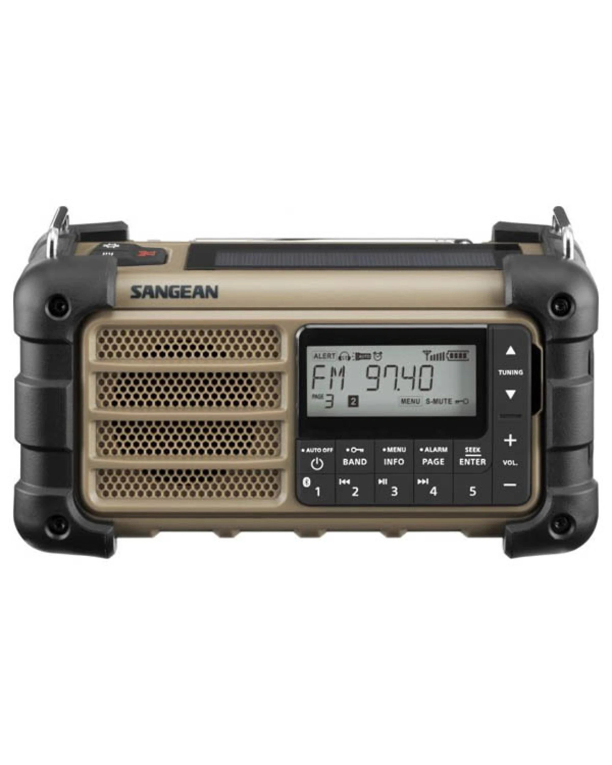 2 Sangean MMR-99 FM/AM Portable Radio - Desert Tan, 2 of 5