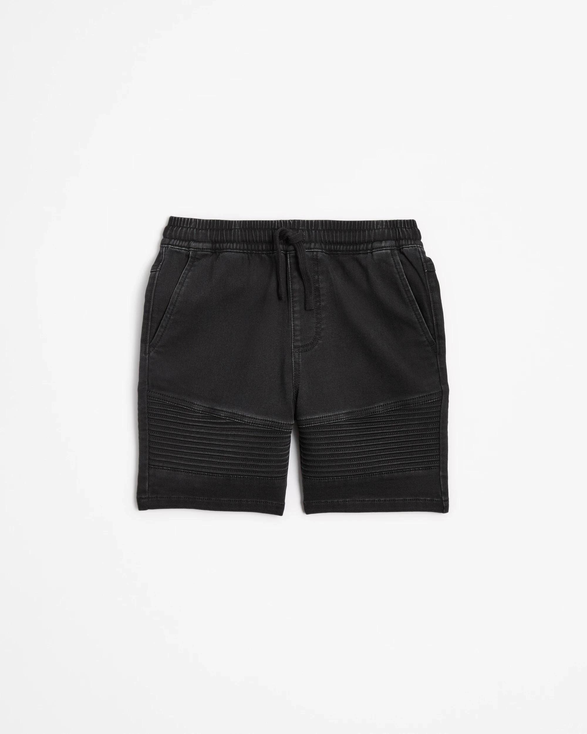 4 Target Denim Biker Pull On Short BLACK, 4 of 5