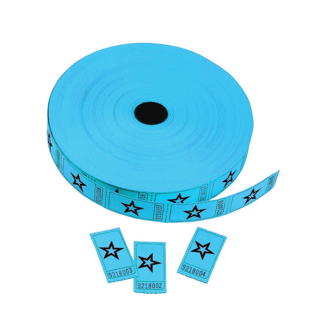 1 Fun Express Blue Star Raffle Ticket Roll 2000 Tickets, 1 of 1