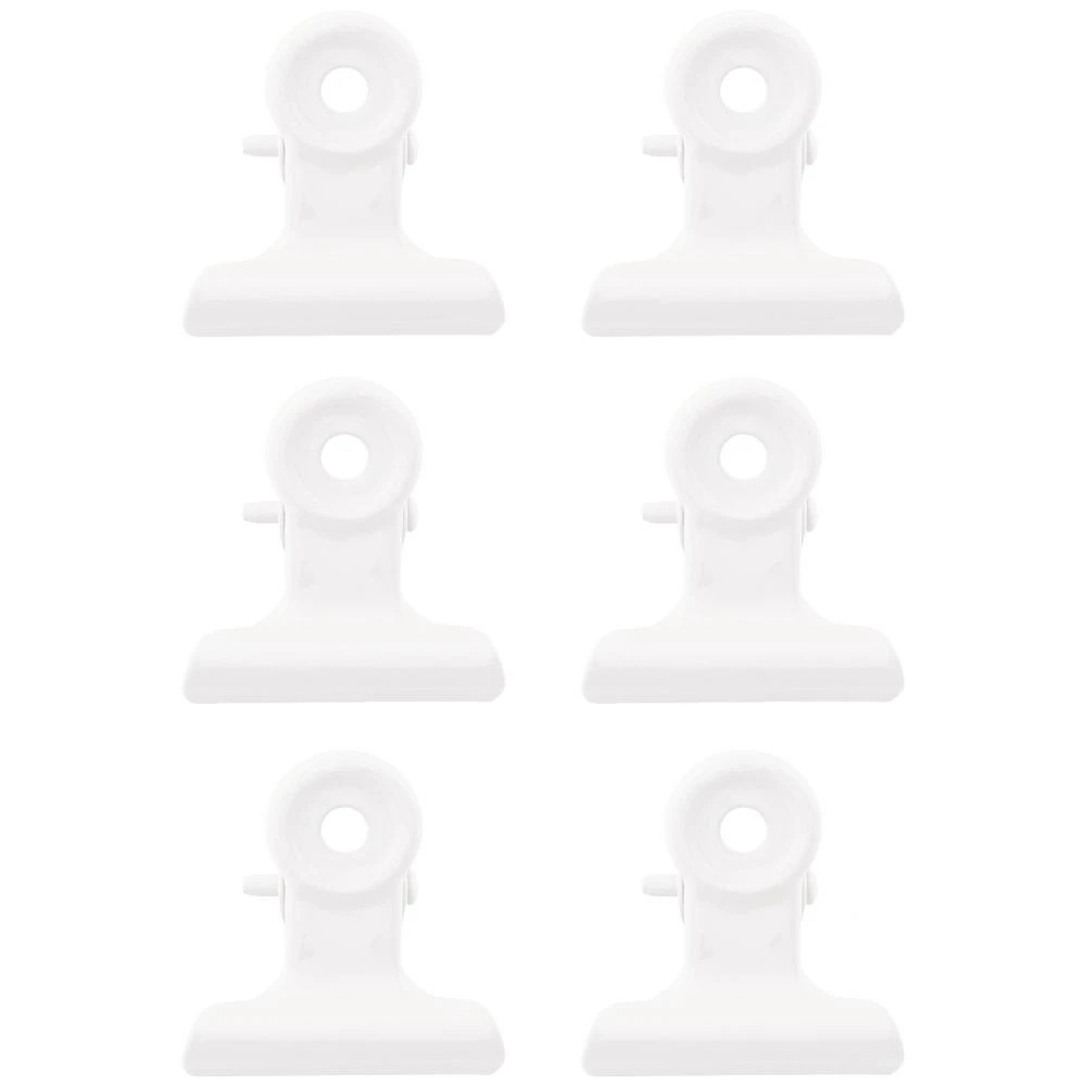 2 Three By Three Magnetic Clips Medium White 6 Pack, 2 of 2