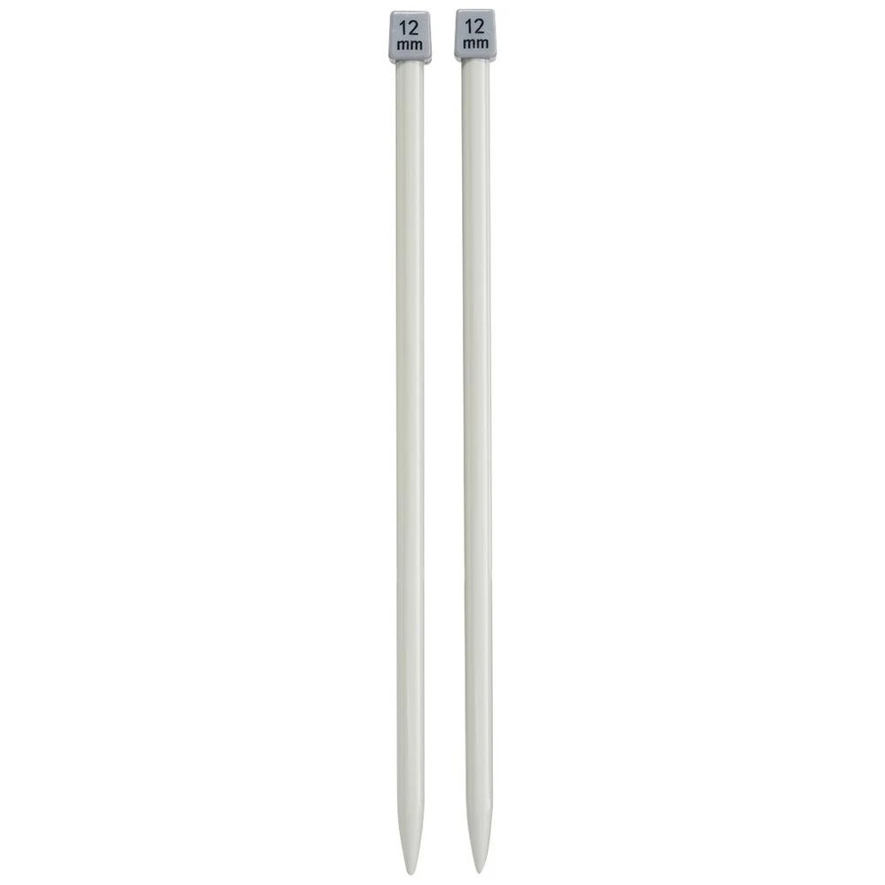 2 Born Aluminium Single-pointed Needles 12mm, 2 of 4