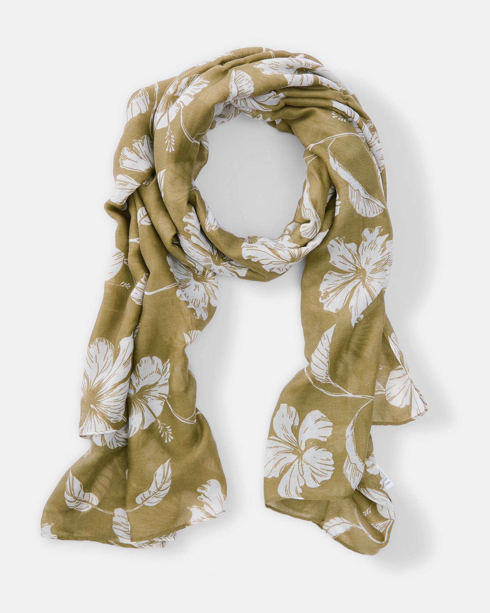 1 Large Lightweight Scarf Lrg Flrl, 1 of 3