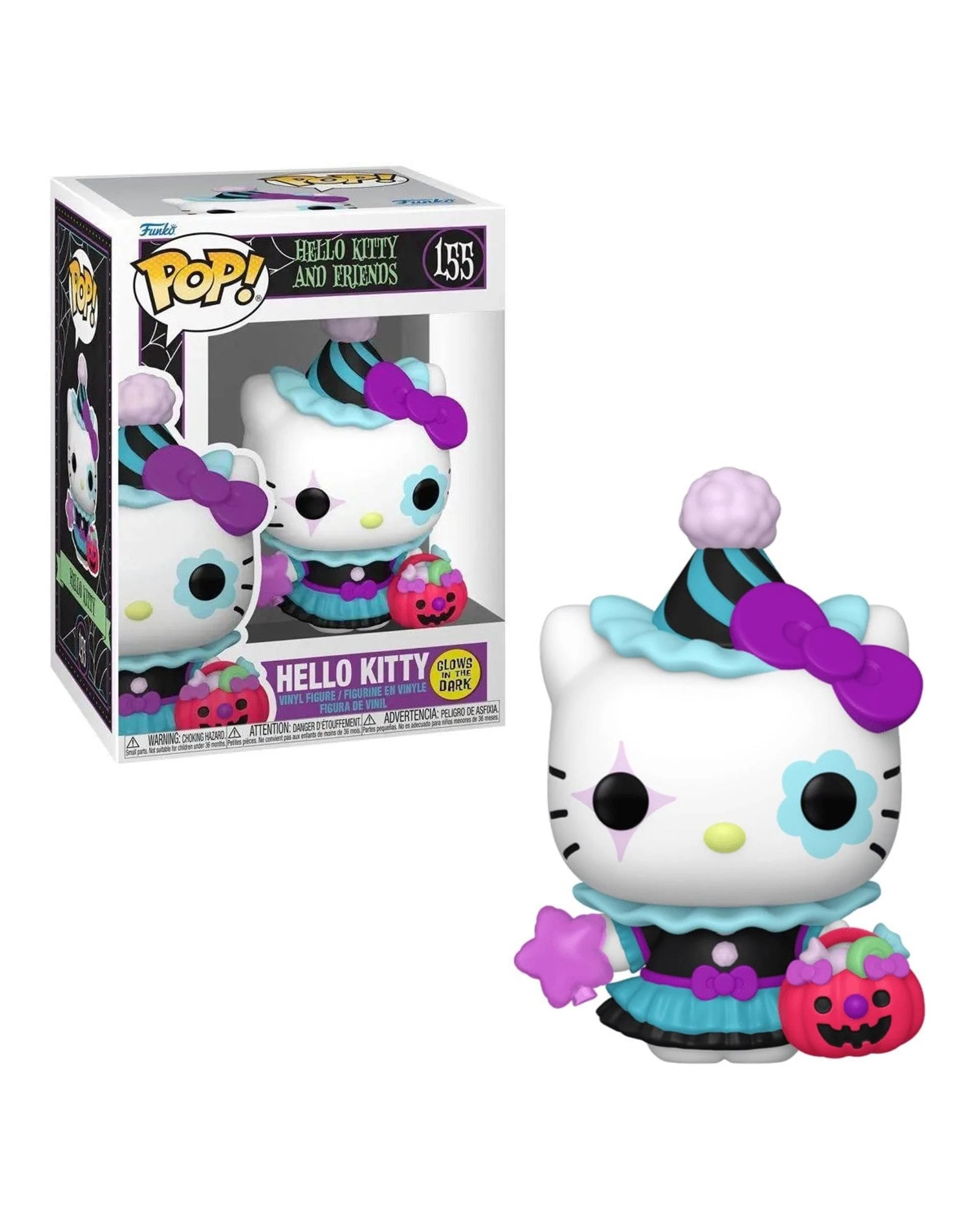 1 Sanrio Hello Kitty and Friends Hello Kitty Spooky Glow In The Dark Funko POP! Vinyl, 1 of 7