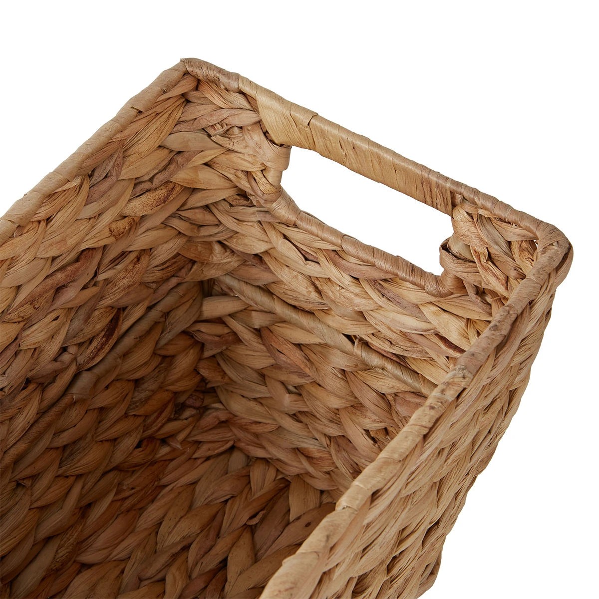 2 Rectangle Narrow Basket with Handles - Brown, 2 of 6
