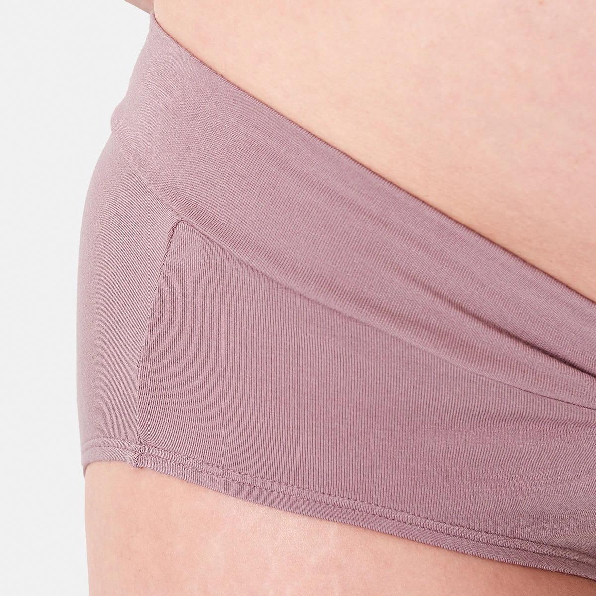 8 3 Pack Maternity Briefs OMBRE BLUE, GULLY GREY, TWILIGHT MAUVE, 8 of 9