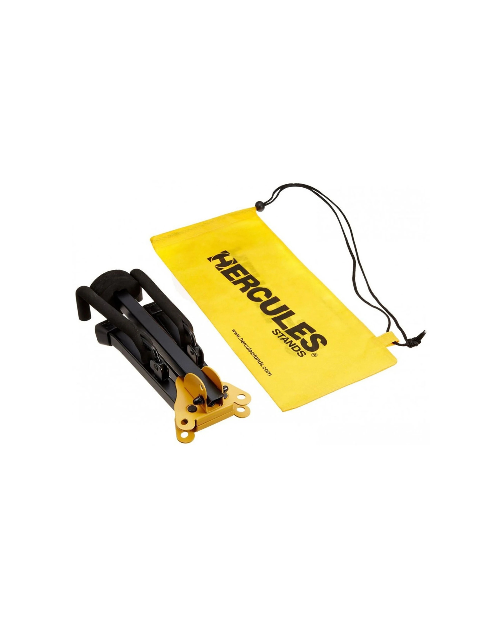 4 Hercules Foldable Mini Acoustic Guitar Stand Floor Holder Rack With Bag And Locks - Multi, 4 of 4