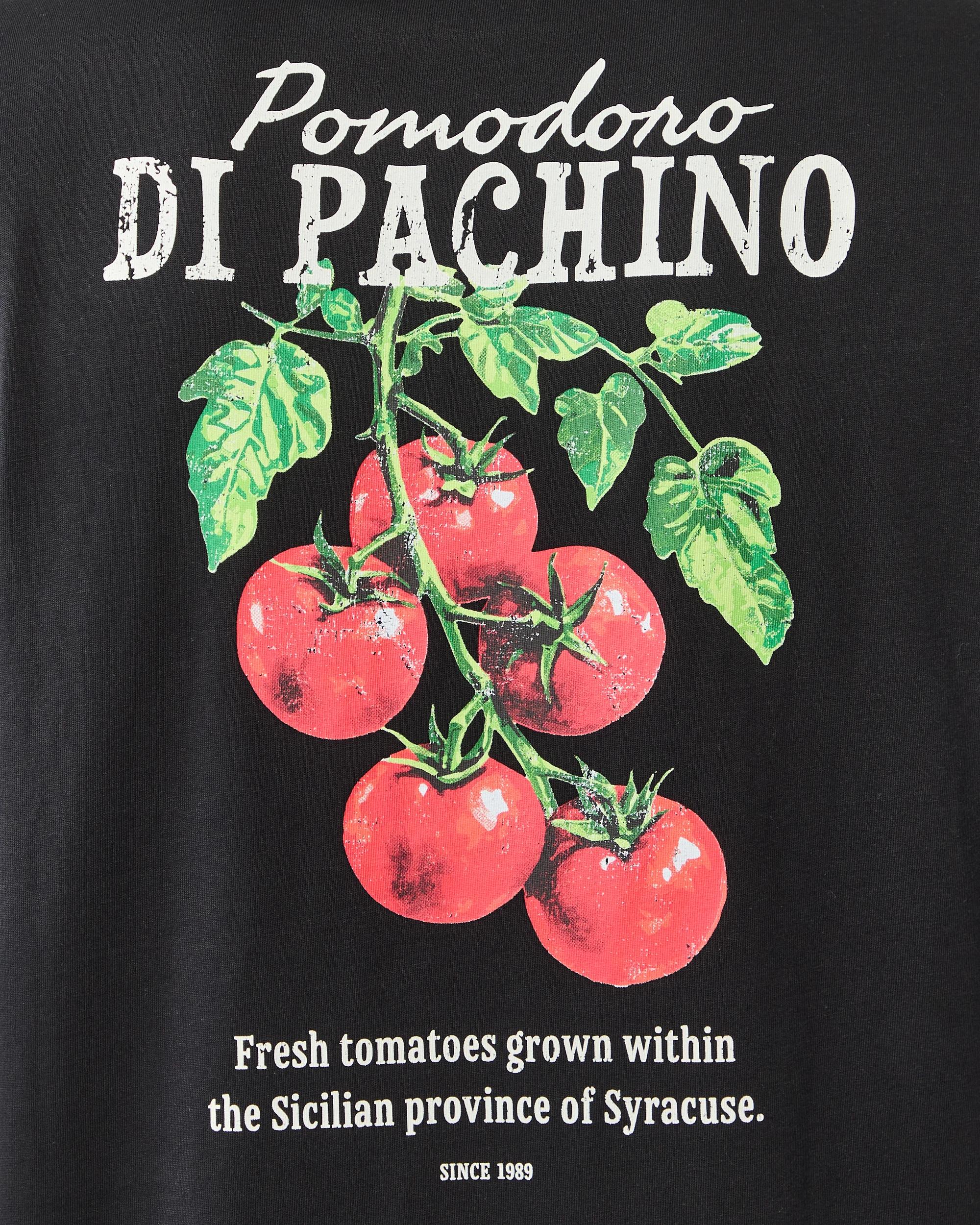 8 Oversized Print T-shirt Blk Pomodr, 8 of 8