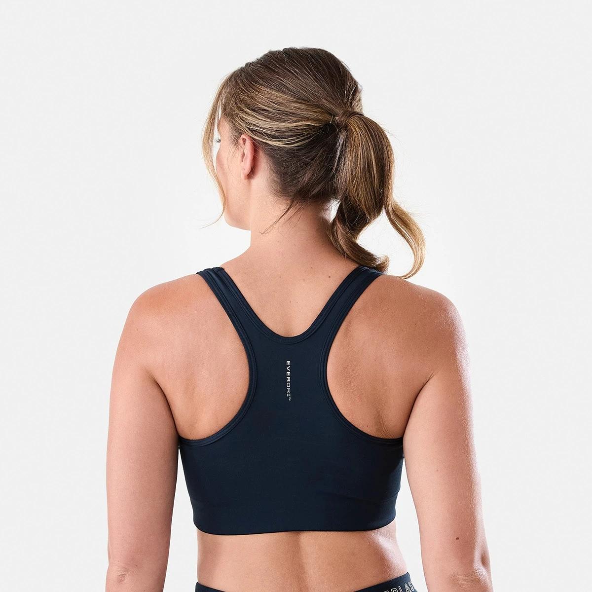 3 Everlast Womens Racer Back Crop Top India Ink, 3 of 7