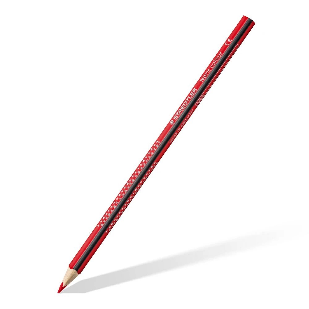 2 Staedtler Noris Triangular Red Checking Pencil, 2 of 3
