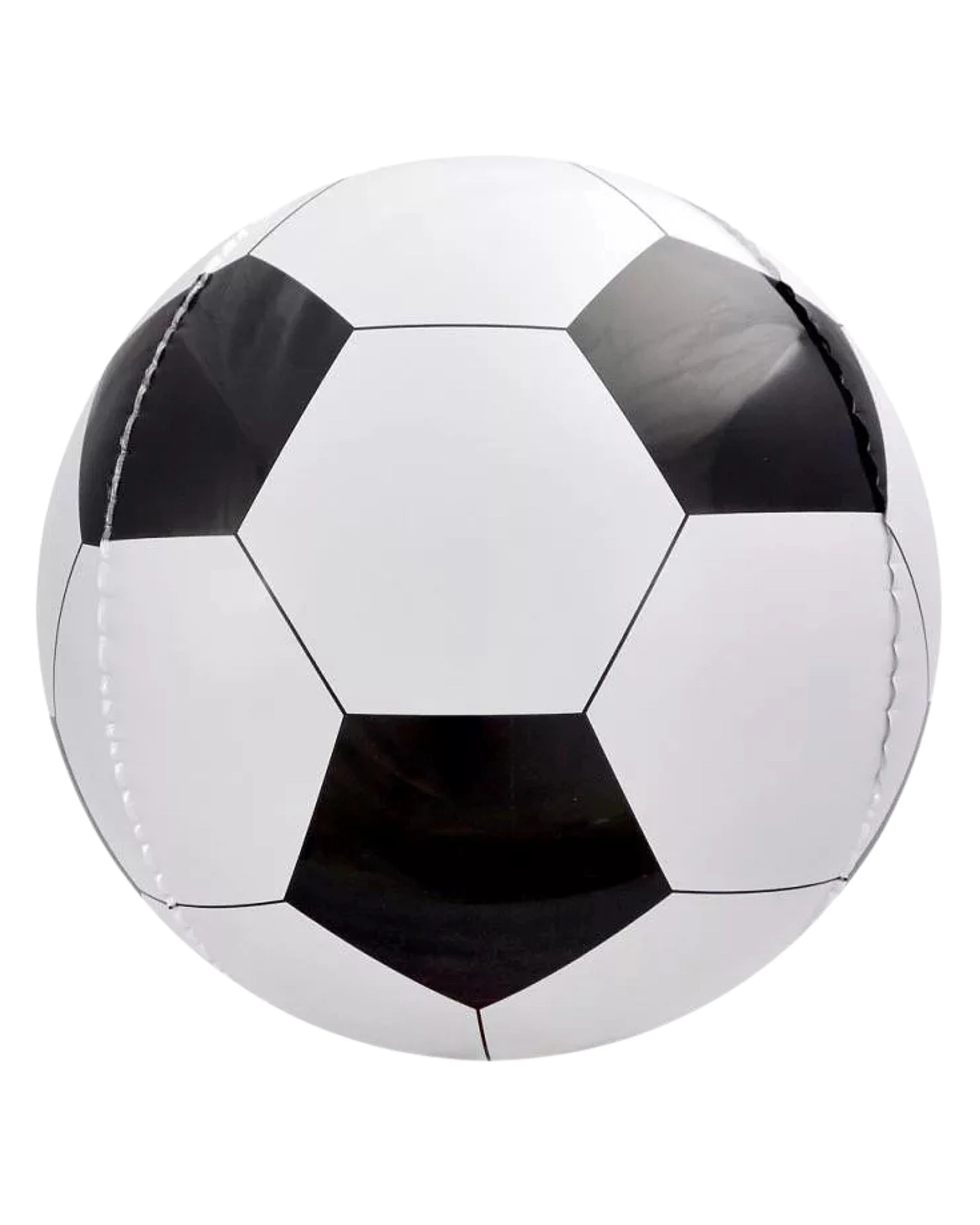1 Alpen 4D Foil Soccer Ball Helium Balloon - Black, 1 of 4
