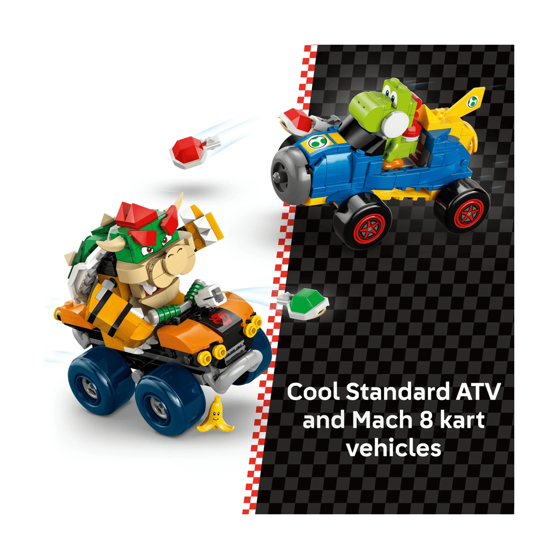 4 LEGO Super Mario Mario Kart - Bowser's Castle 72039, 4 of 10