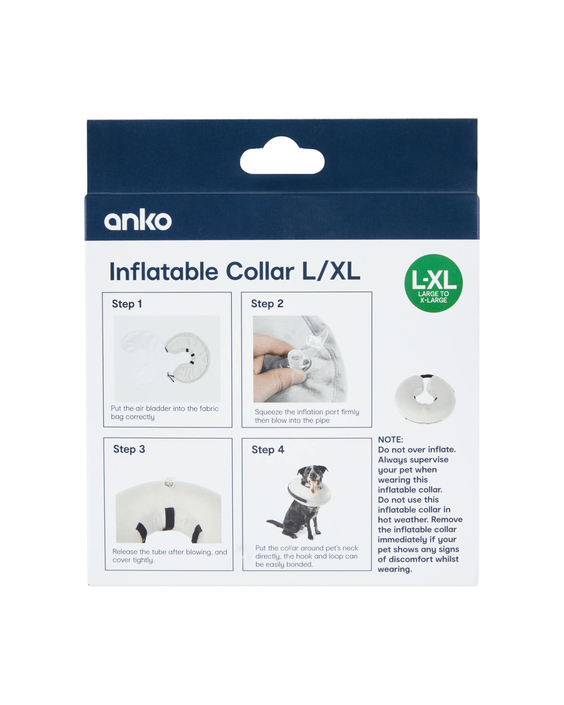 9 Inflatable Collar - Large to Extra Large, 9 of 9