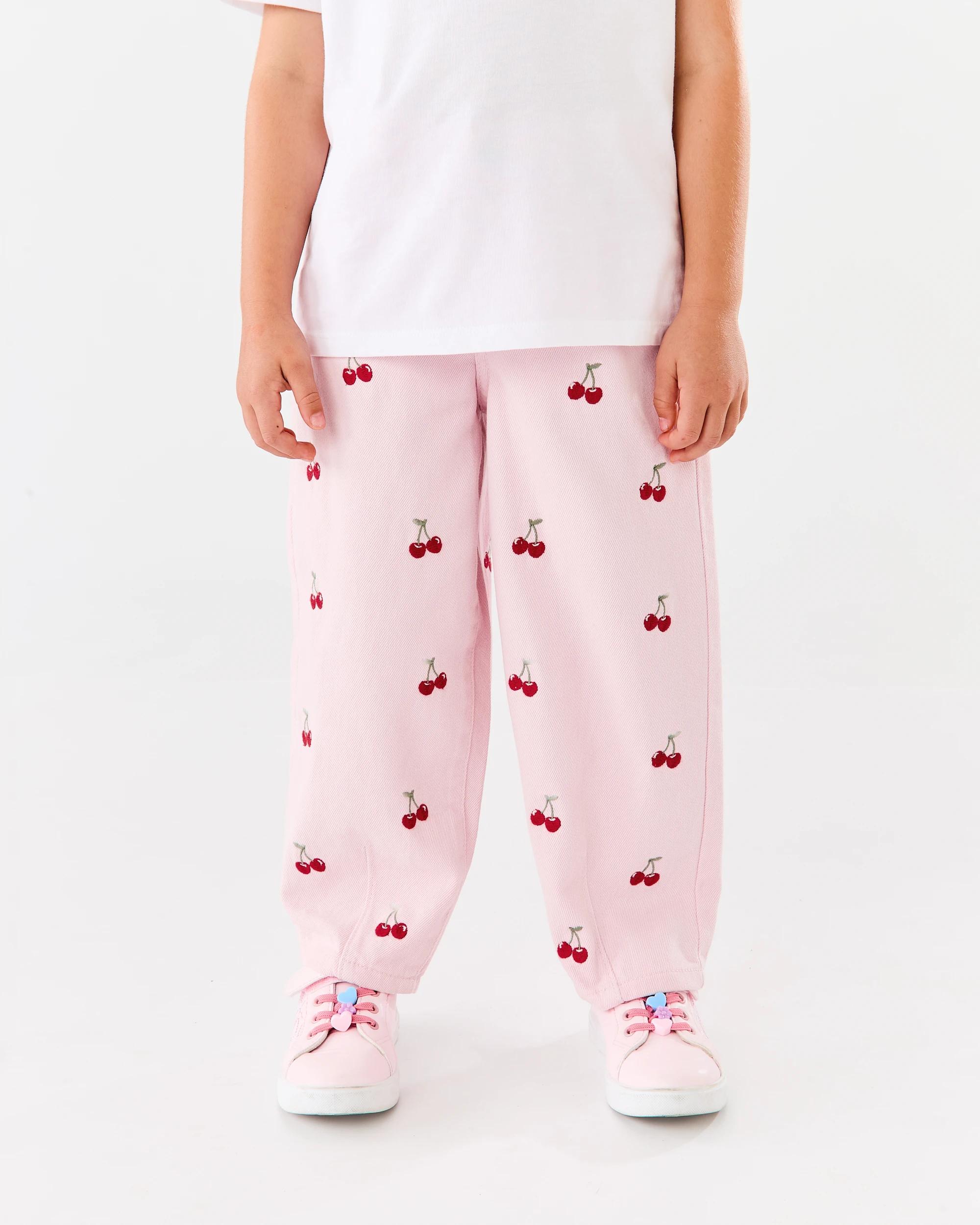 1 Barrel Leg Jeans Pnk Cherry, 1 of 6