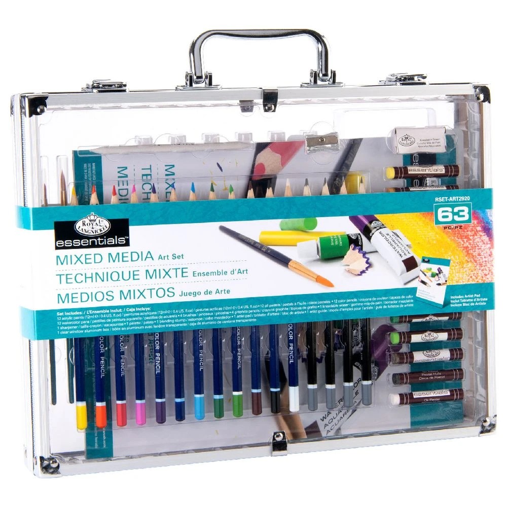 2 Royal & Langnickel Double-sided Mixed Art Set 63 Piece, 2 of 8