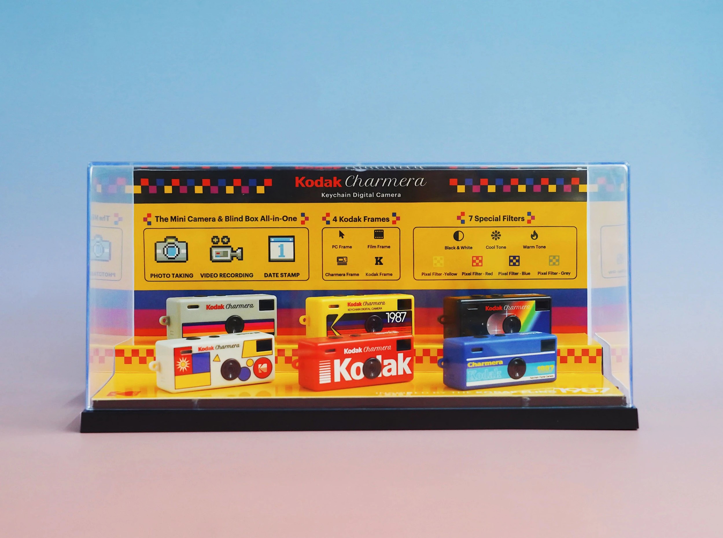 3 Kodak Charmera Keychain Digital Camera Collectable Blind Box, 3 of 6