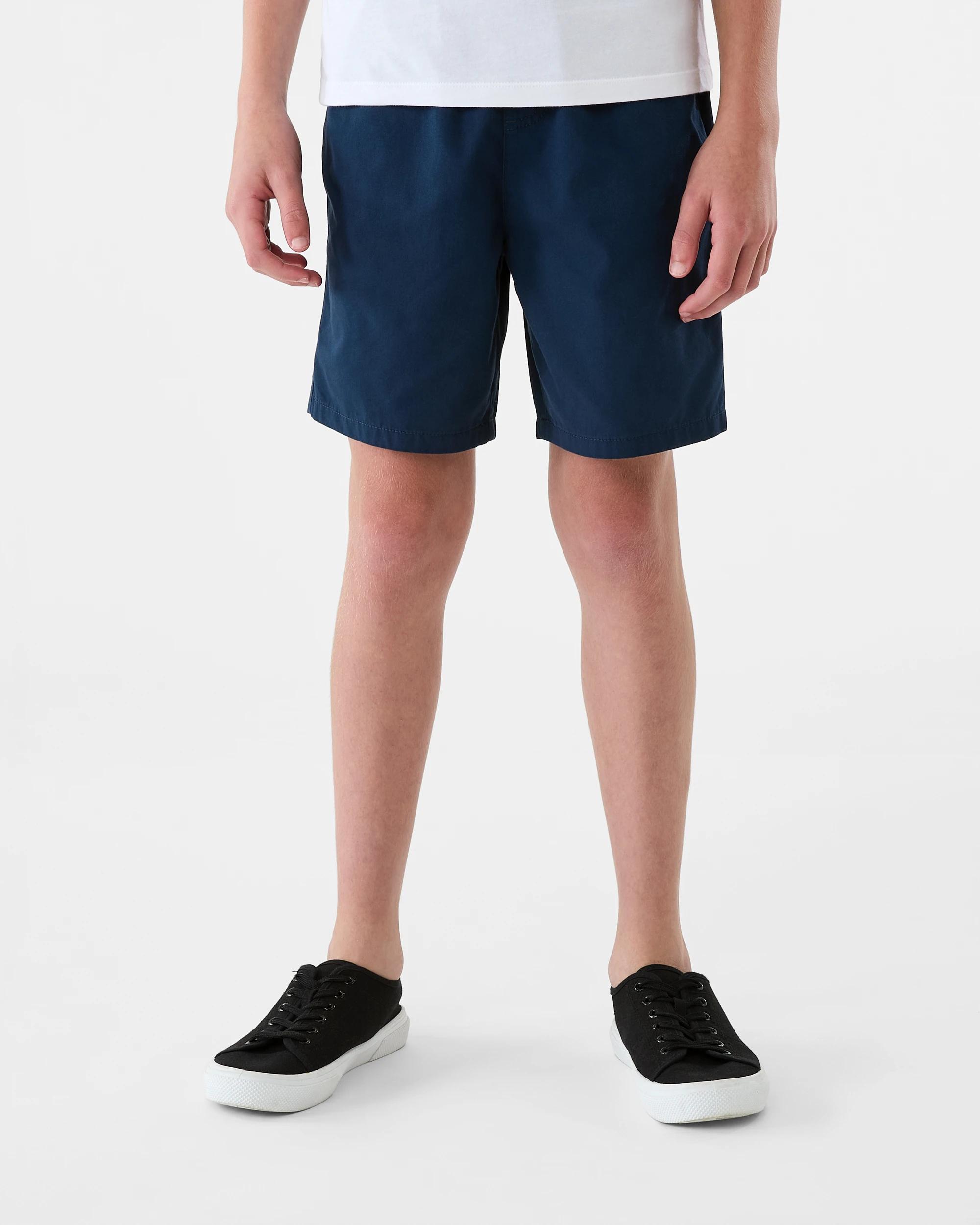 1 Pull-On Twill Shorts Dress Navy, 1 of 6