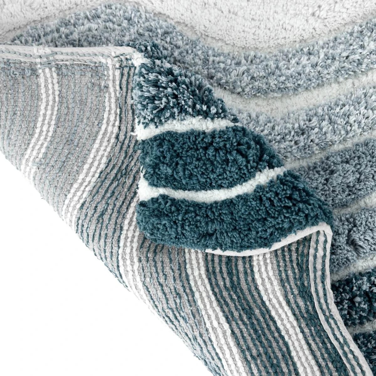 2 Blue Waves Bath Mat, 2 of 5