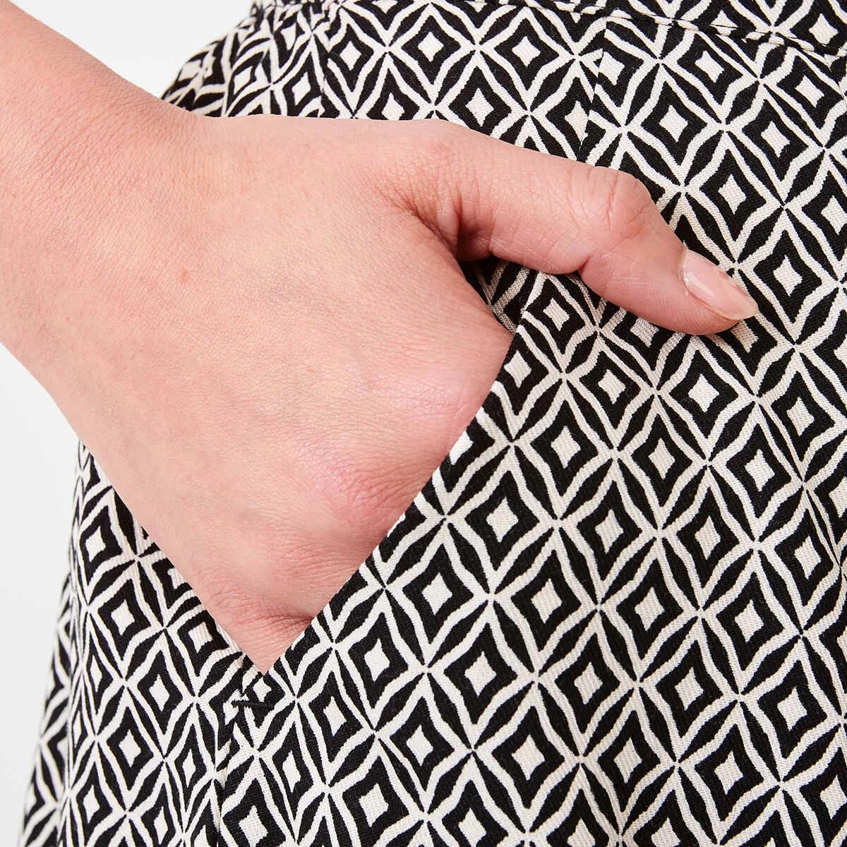 4 Soft Culotte Shorts Softgeo Bk, 4 of 6