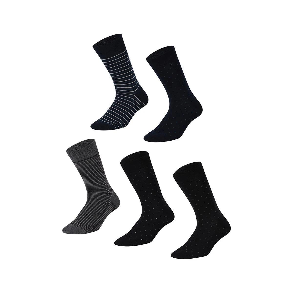 1 5 Pack Business Socks CLASSICMIX, 1 of 3