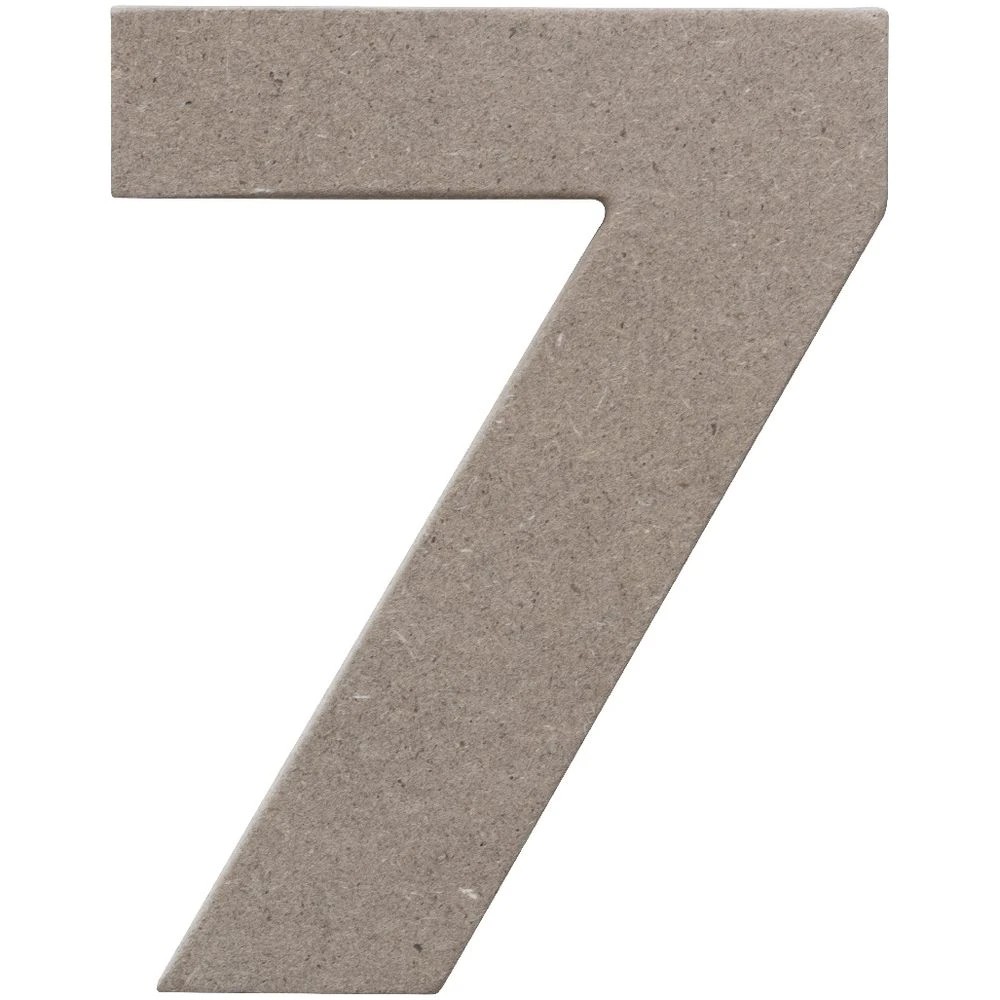 2 Born Wooden Number 7 10cm, 2 of 3