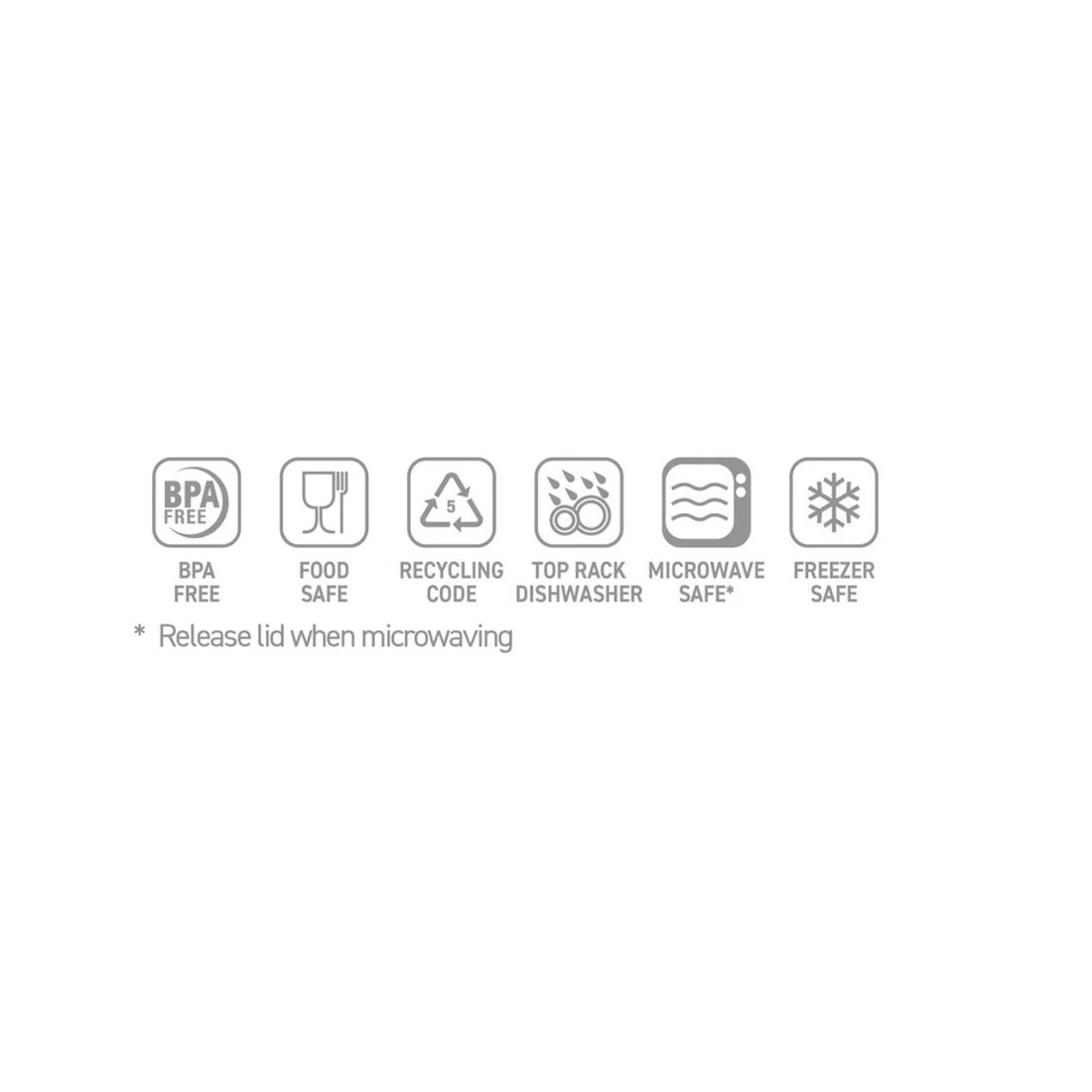 4 Smash Nude Food Movers Double Snack Box 580mL, 4 of 4