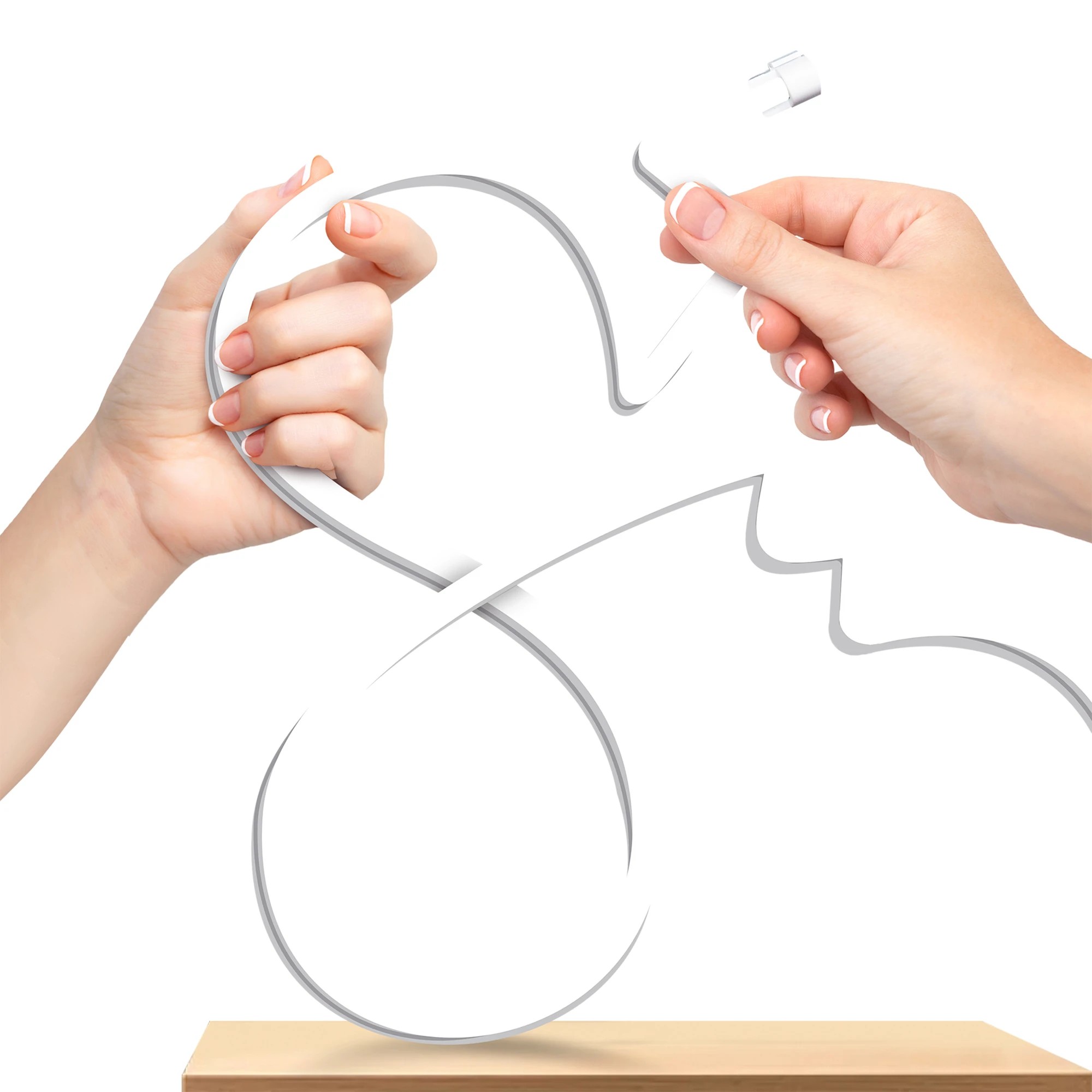 4 1m Any Shape Neon Rainbow Blast Light, 4 of 4