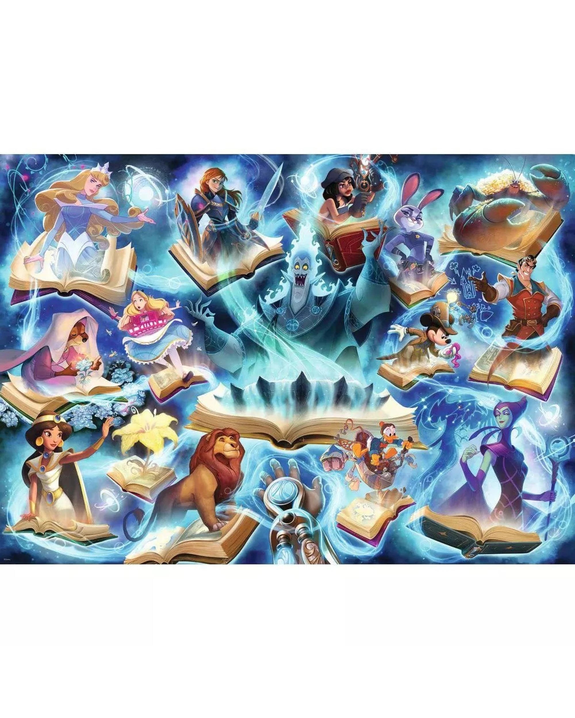 2 Ravensburger Disney Lorcana Glimmers of the Realm: Sapphire 1000 Piece Jigsaw Puzzle - Blue, 2 of 5