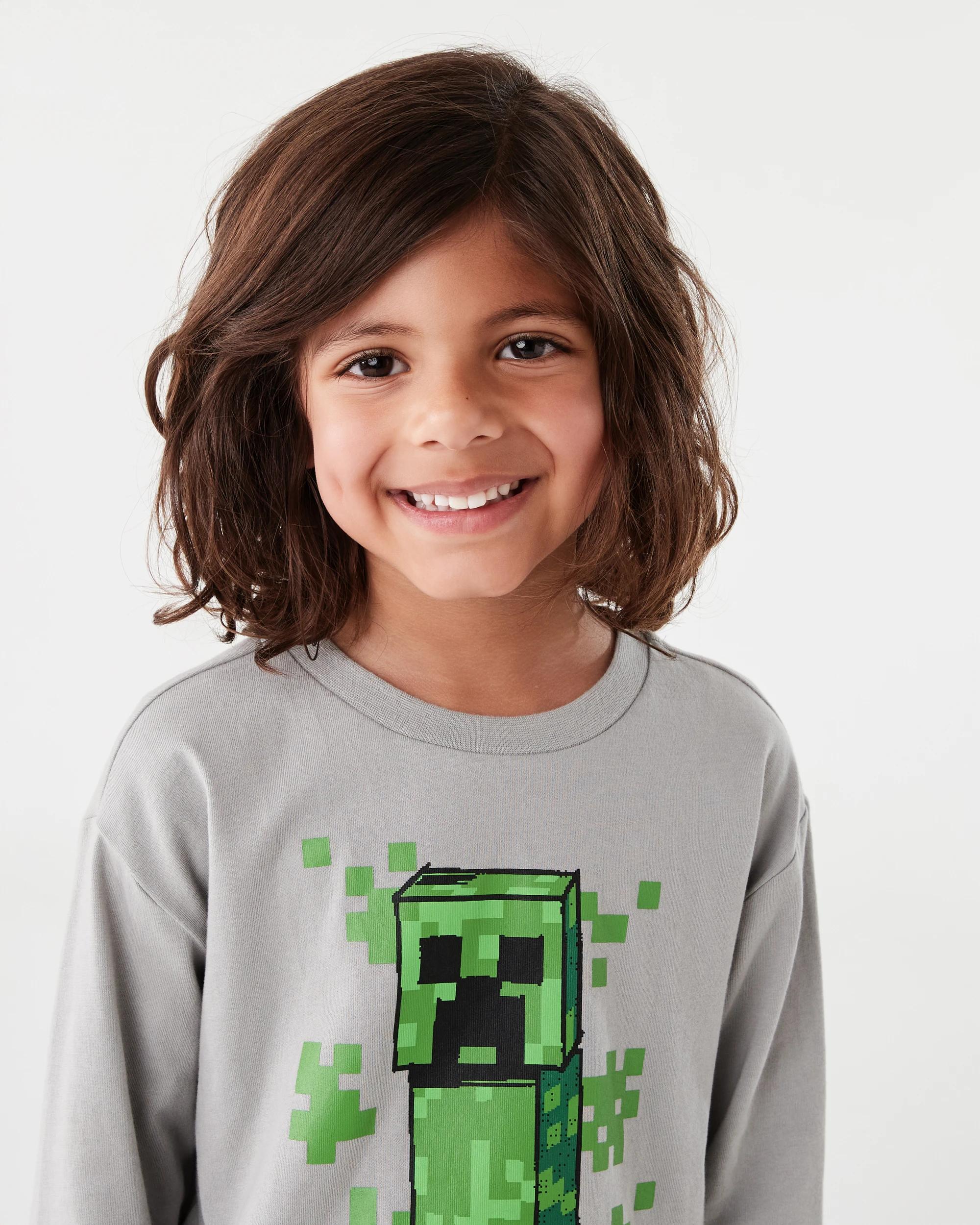 3 Minecraft License Long Sleeve T-shirt Minecraft, 3 of 6