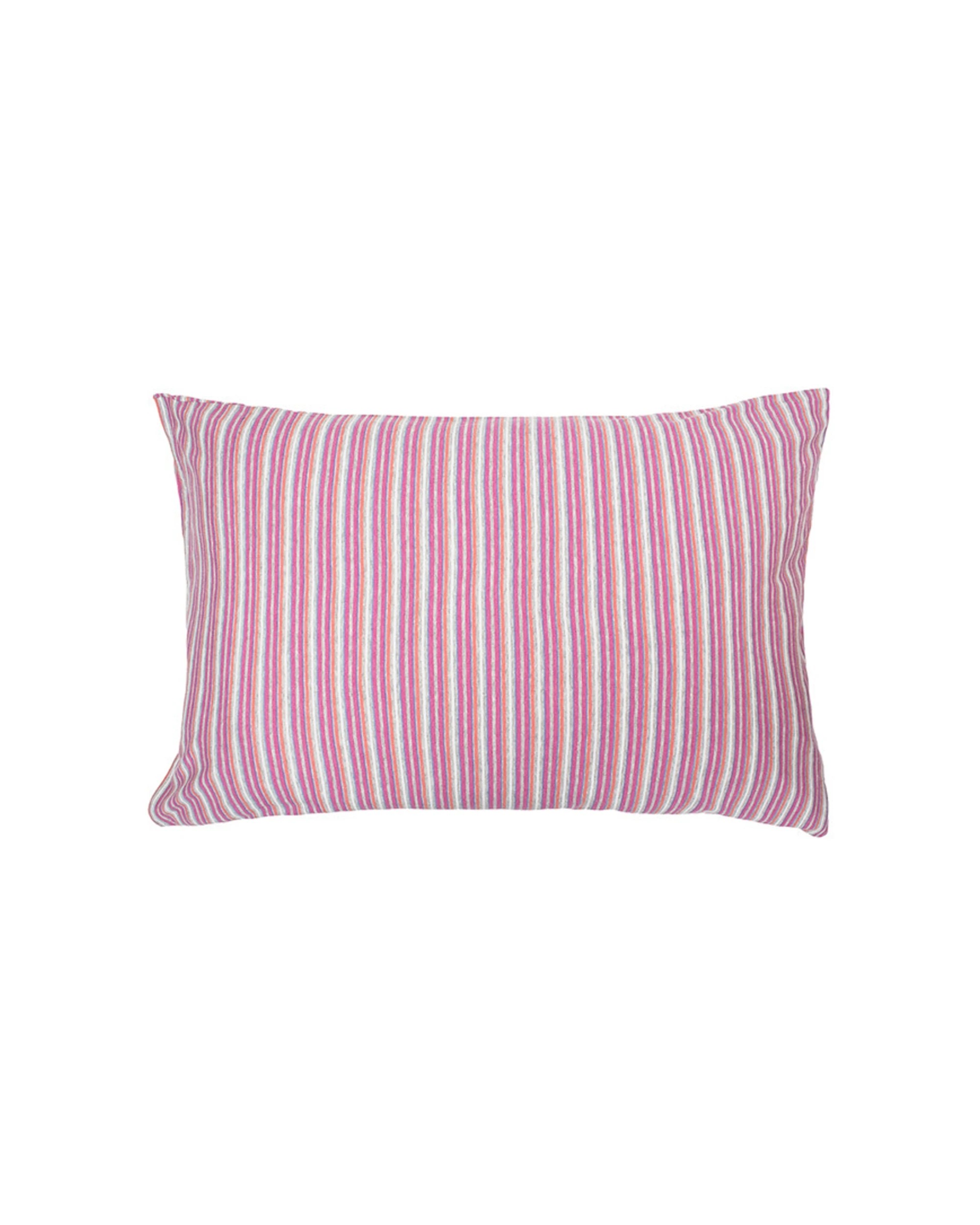 2 Bambury Bed Quilt Cover Set Dahlia Stripe Knitted - Double Bed - Pink, 2 of 2