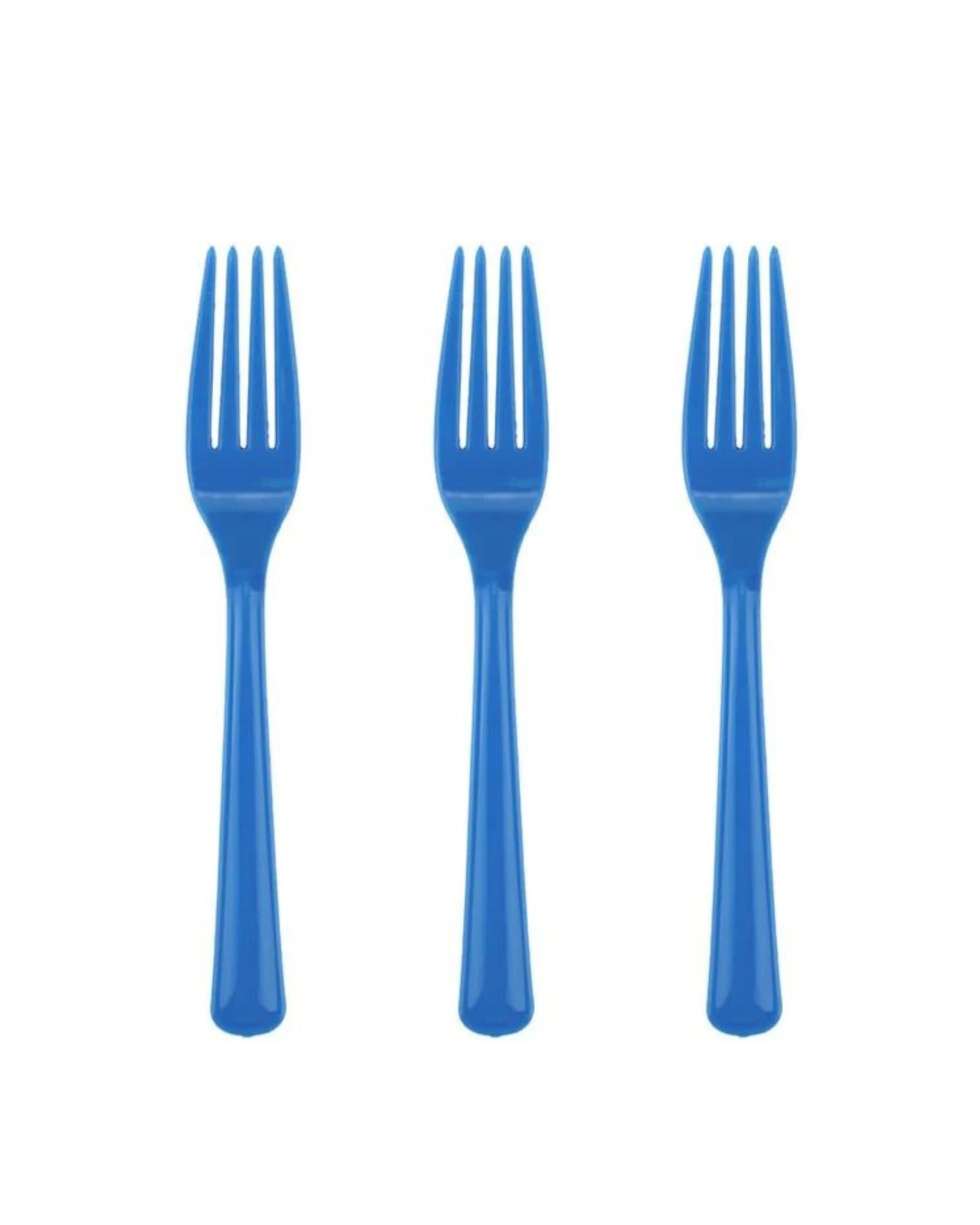 1 Alpen Reusable Forks Pack of 20 - Fashion Royal Blue - Royal Blue, 1 of 3