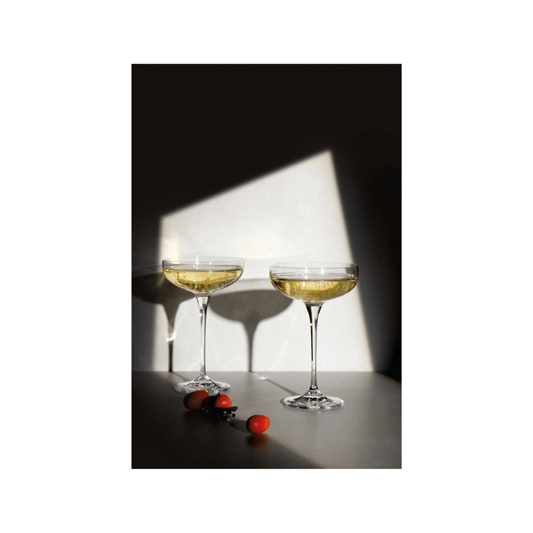 2 Krosno Harmony 6pc Durable Stemmed Coupe Champagne Glass Set 240ml Glassware
 - Plain, 2 of 9