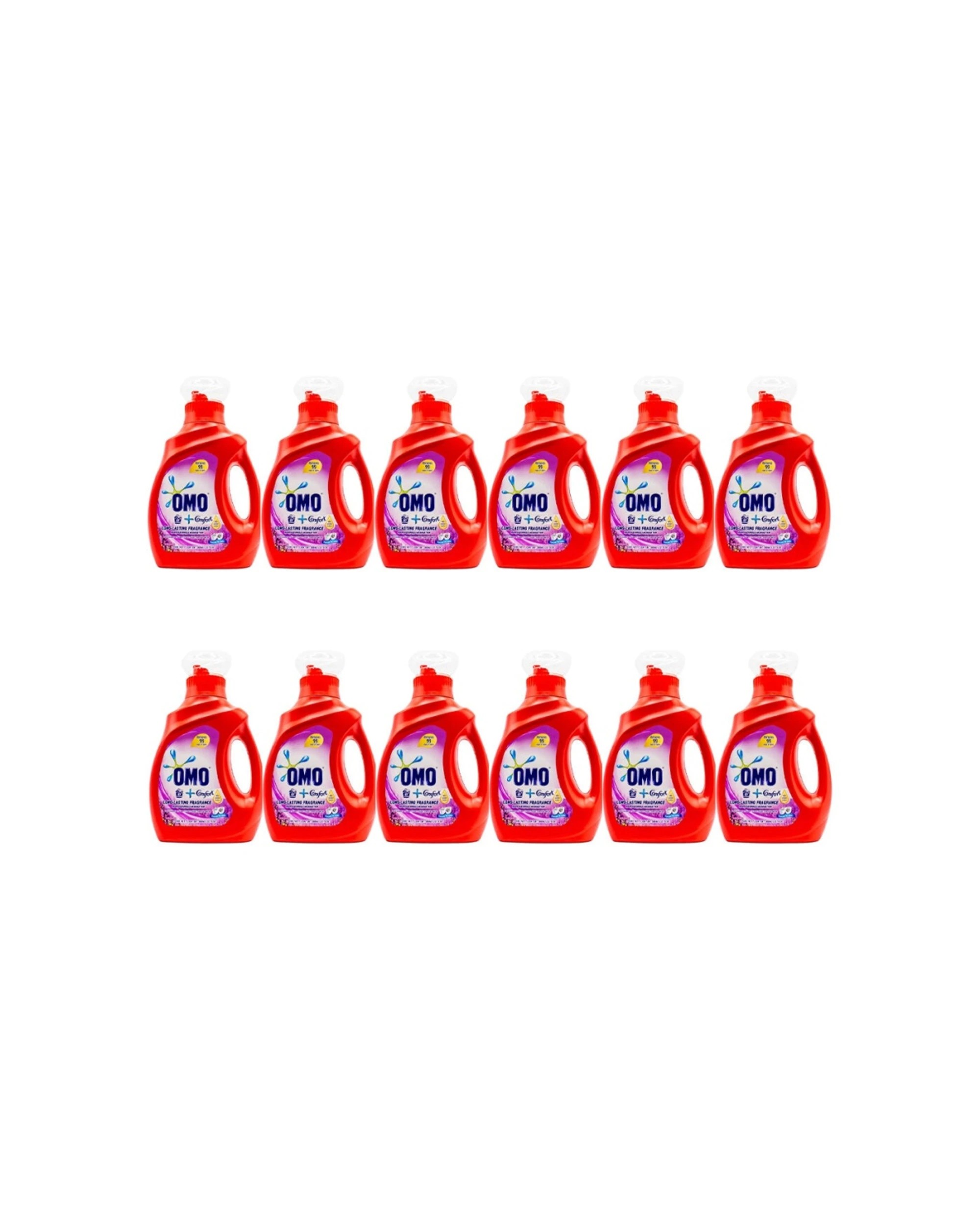 1 Omo 12PK 968ml Liquid Laundry Detergent Lavender Long-Lasting Fragrance, 1 of 3